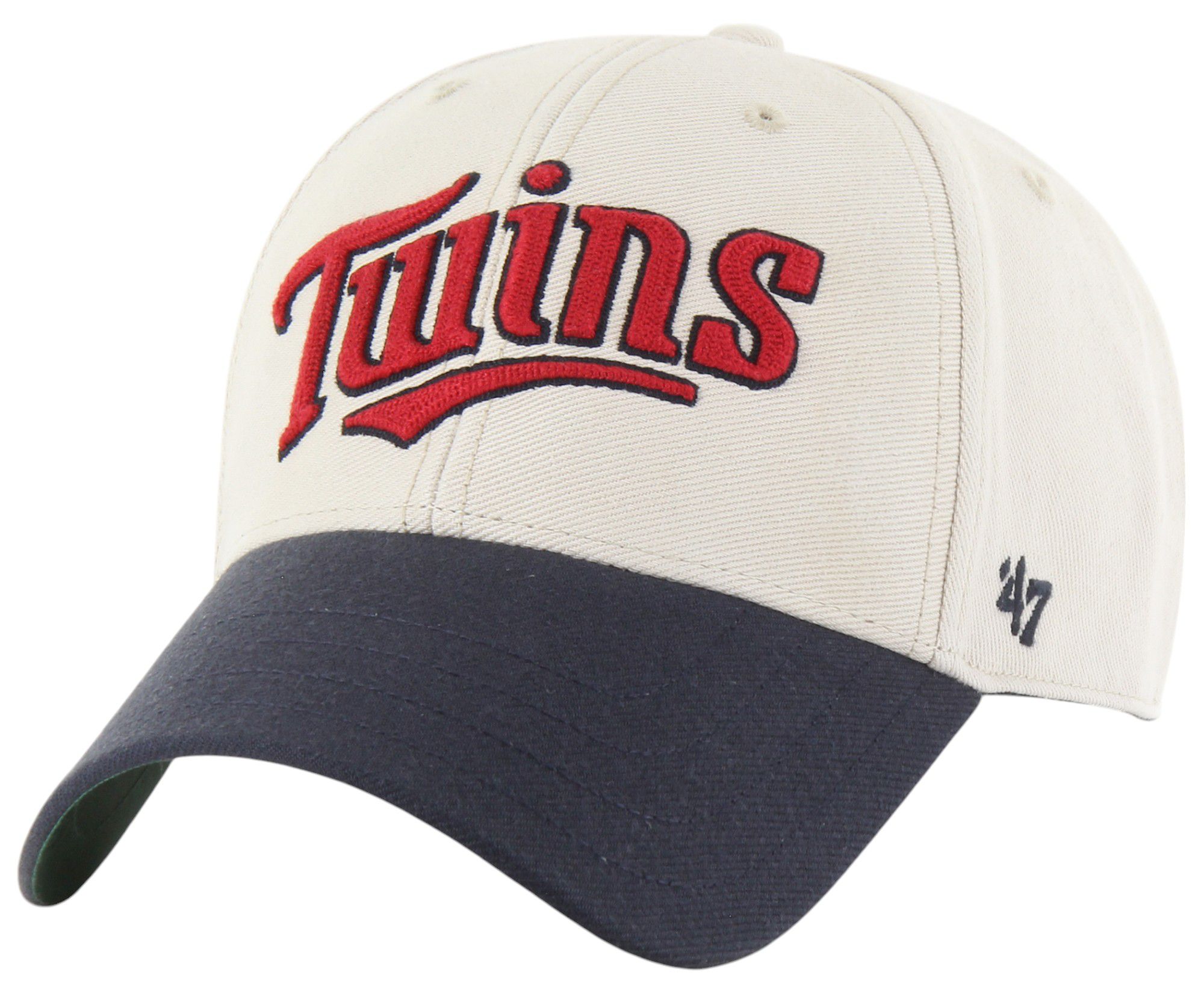 '47 Adult Minnesota Twins White Cooperstown Fieldstone MVP Adjustable Hat product image