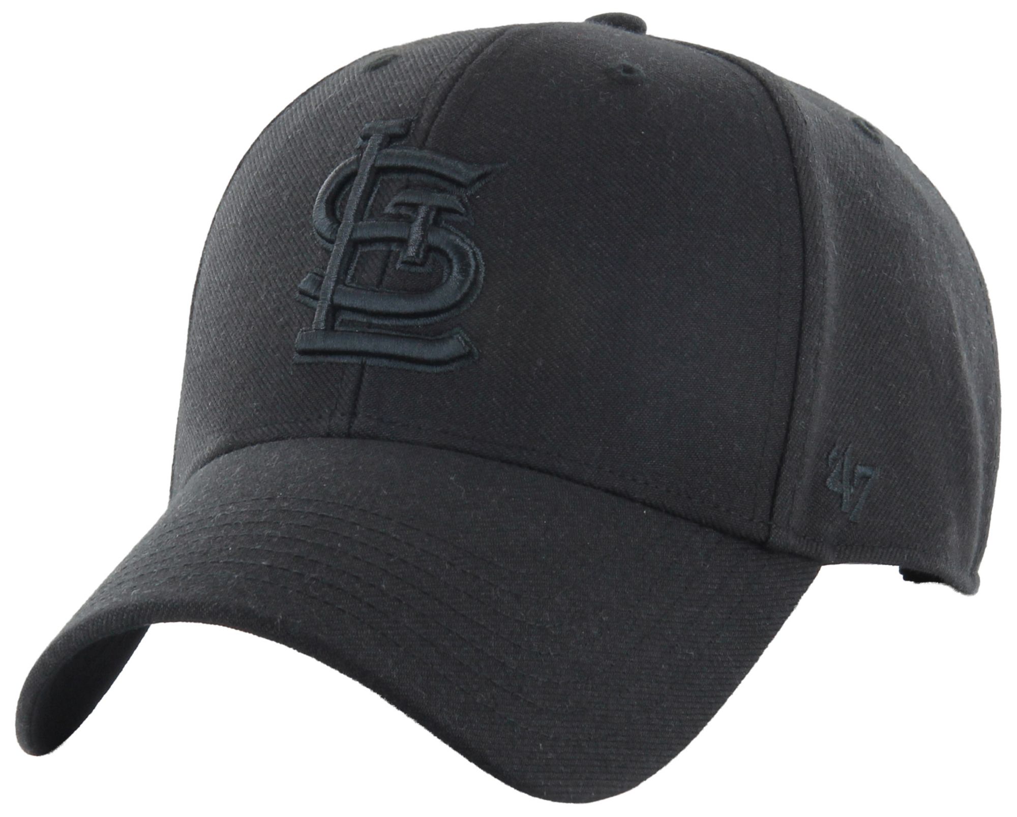 '47 Adult St. Louis Cardinals Black Sure Shot Snap MVP Adjustable Hat product image