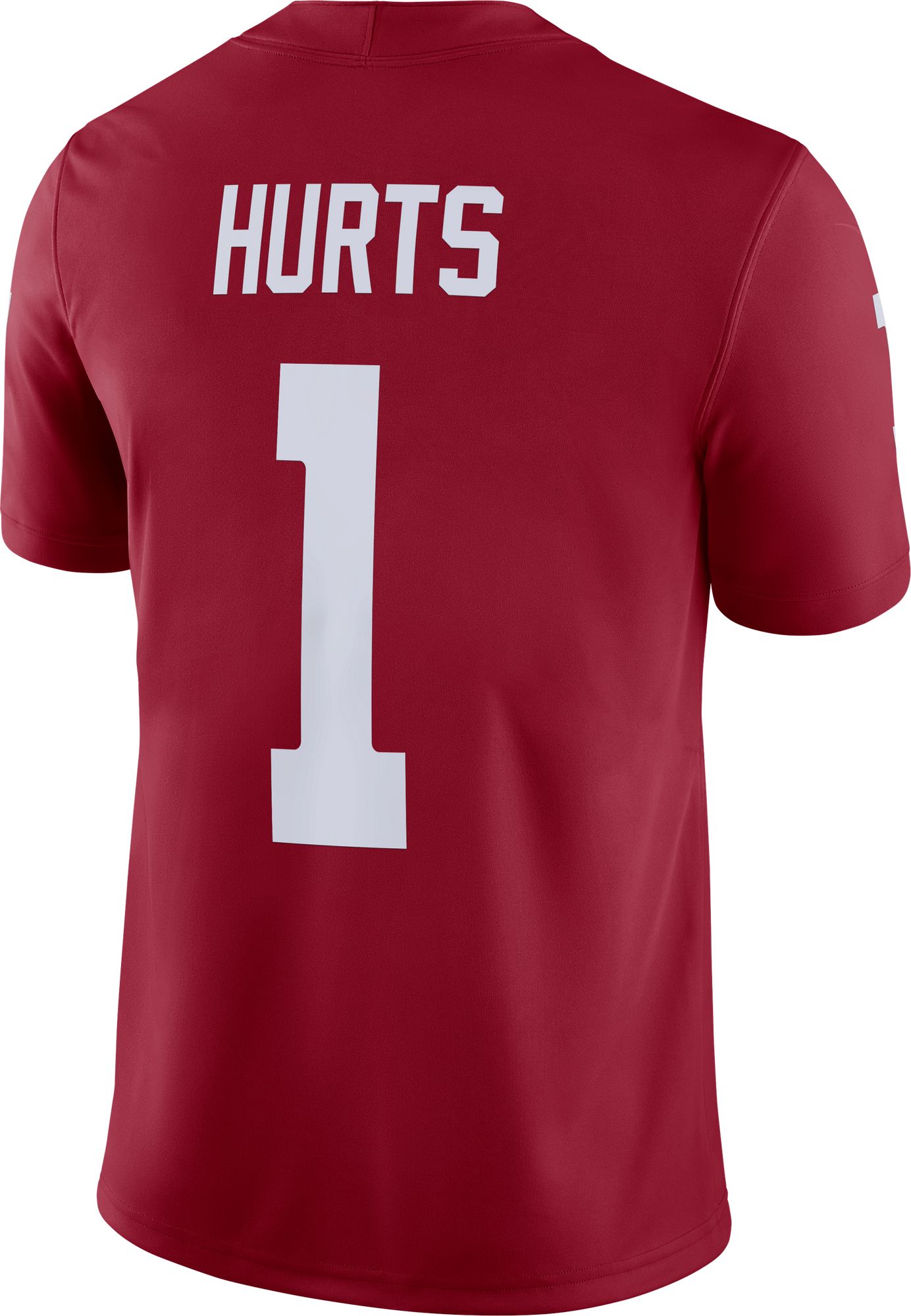 Jordan Men's Jalen Hurts Oklahoma Sooners #1 Crimson Dri-FIT Game Football Jersey