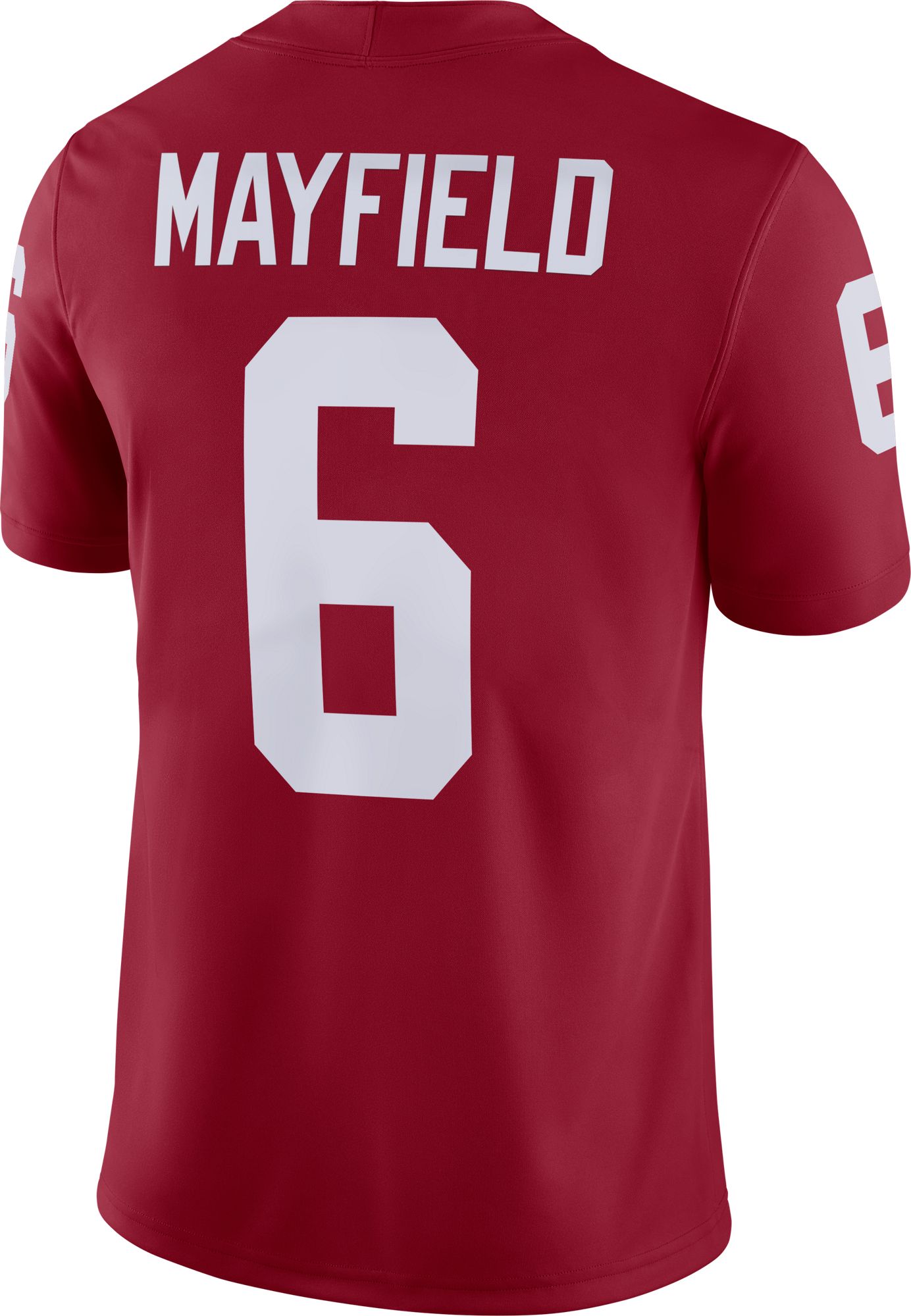 Jordan Men's Baker Mayfield Oklahoma Sooners #6 Crimson Dri-FIT Game Football Jersey product image