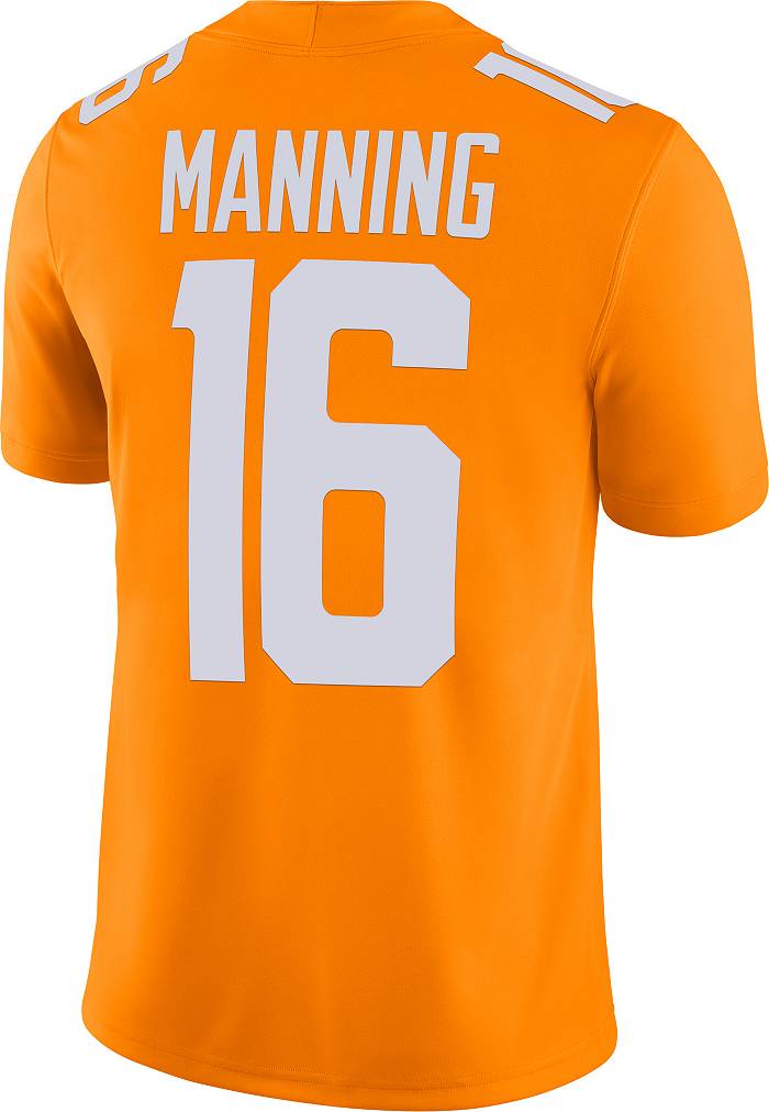 Men Tennessee Volunteers #16 Peyton Manning White Adidas Stitch Jersey