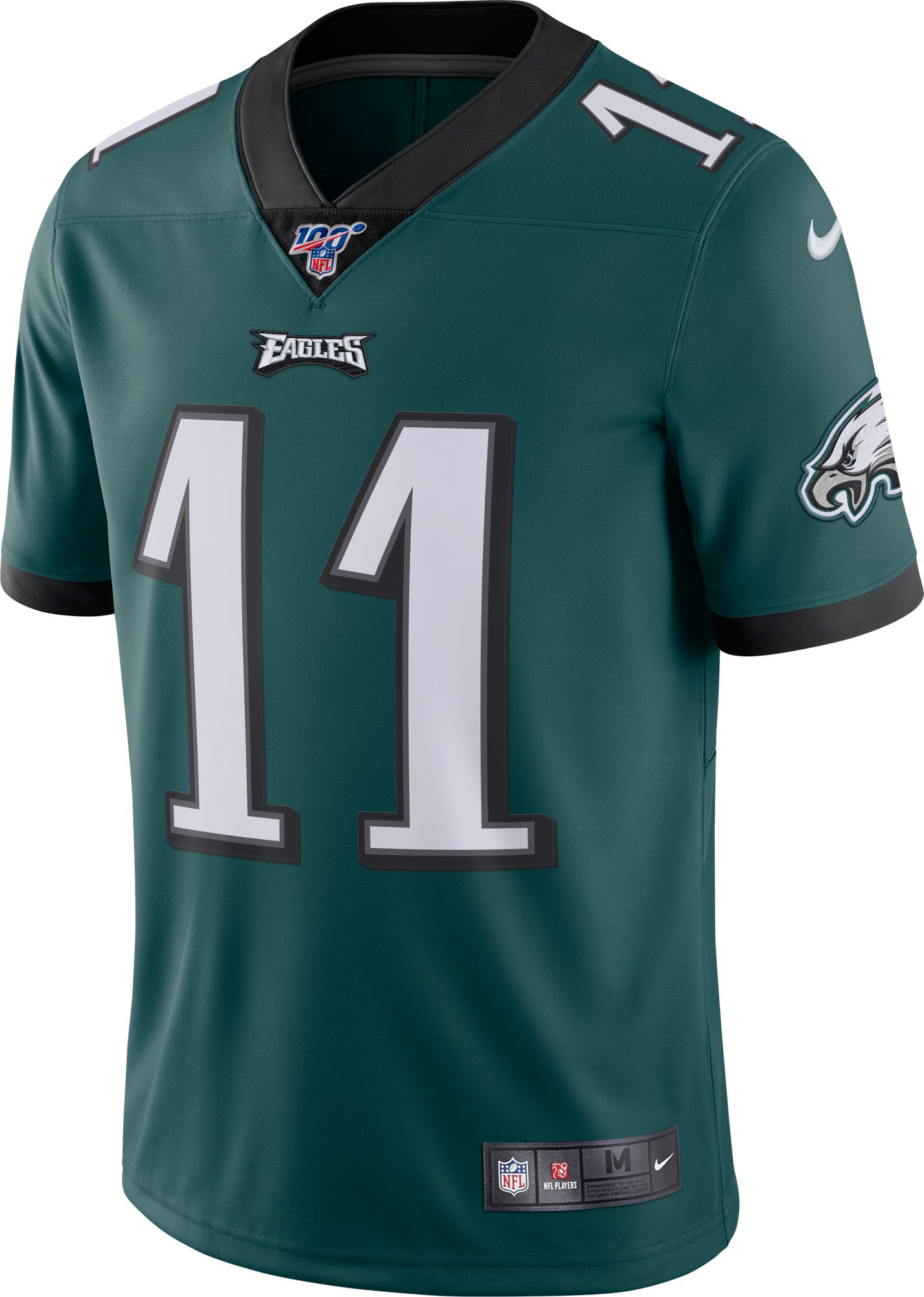 Nike Men's Philadelphia Eagles Carson Wentz #11 100th Green Limited Jersey product image