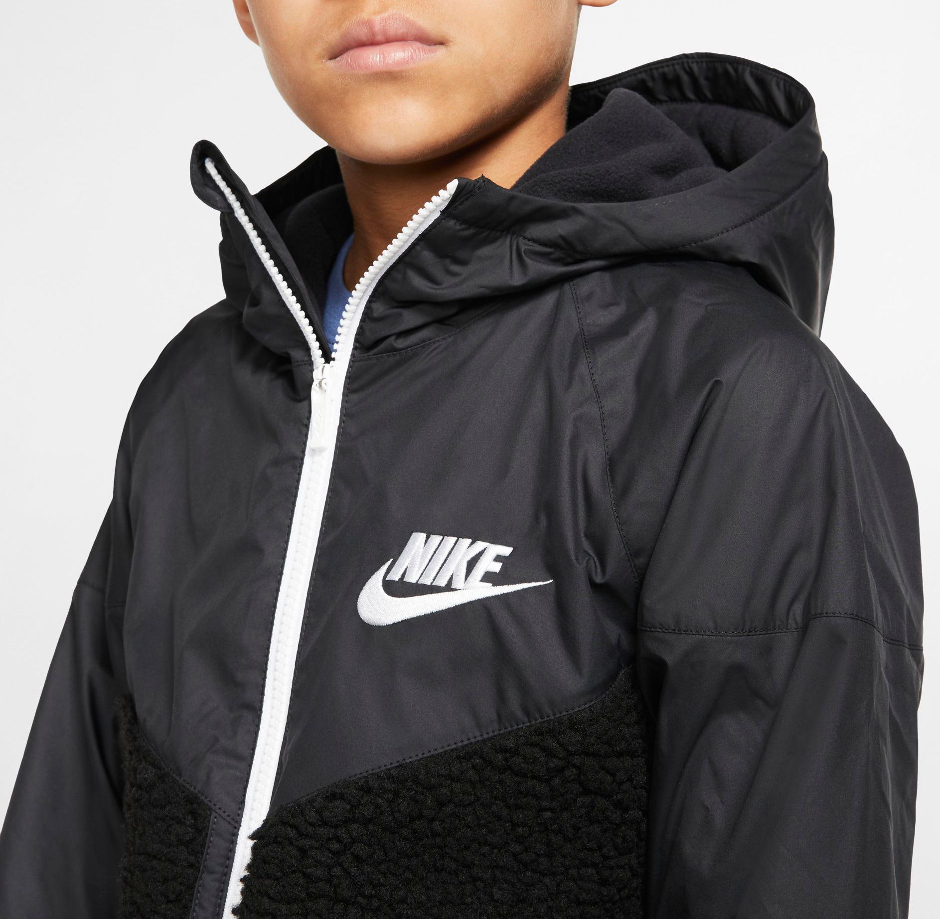 nike boys sherpa windrunner