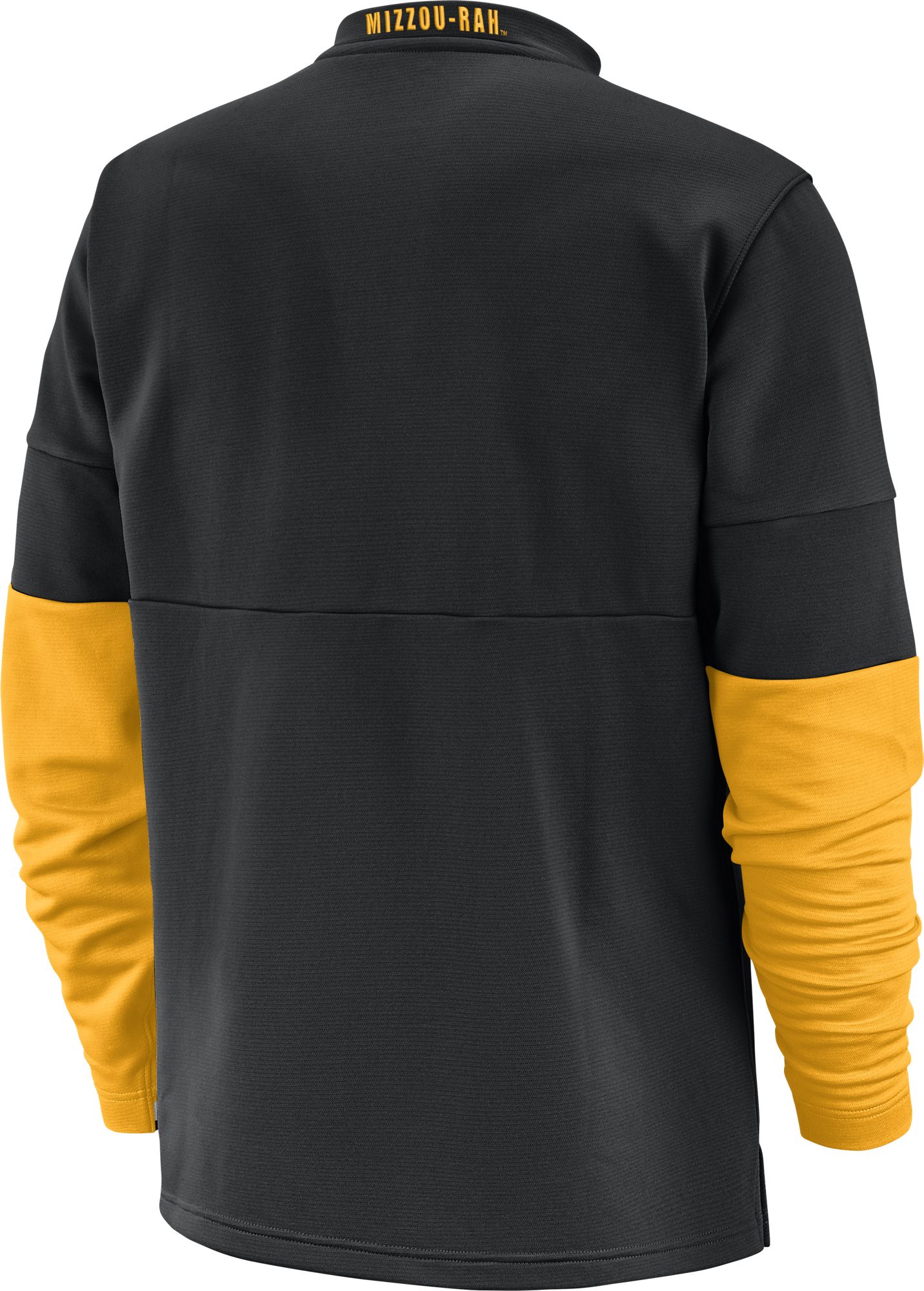 Nike Men's Missouri Tigers Football Sideline Therma-FIT Black Half-Zip  Shirt product image