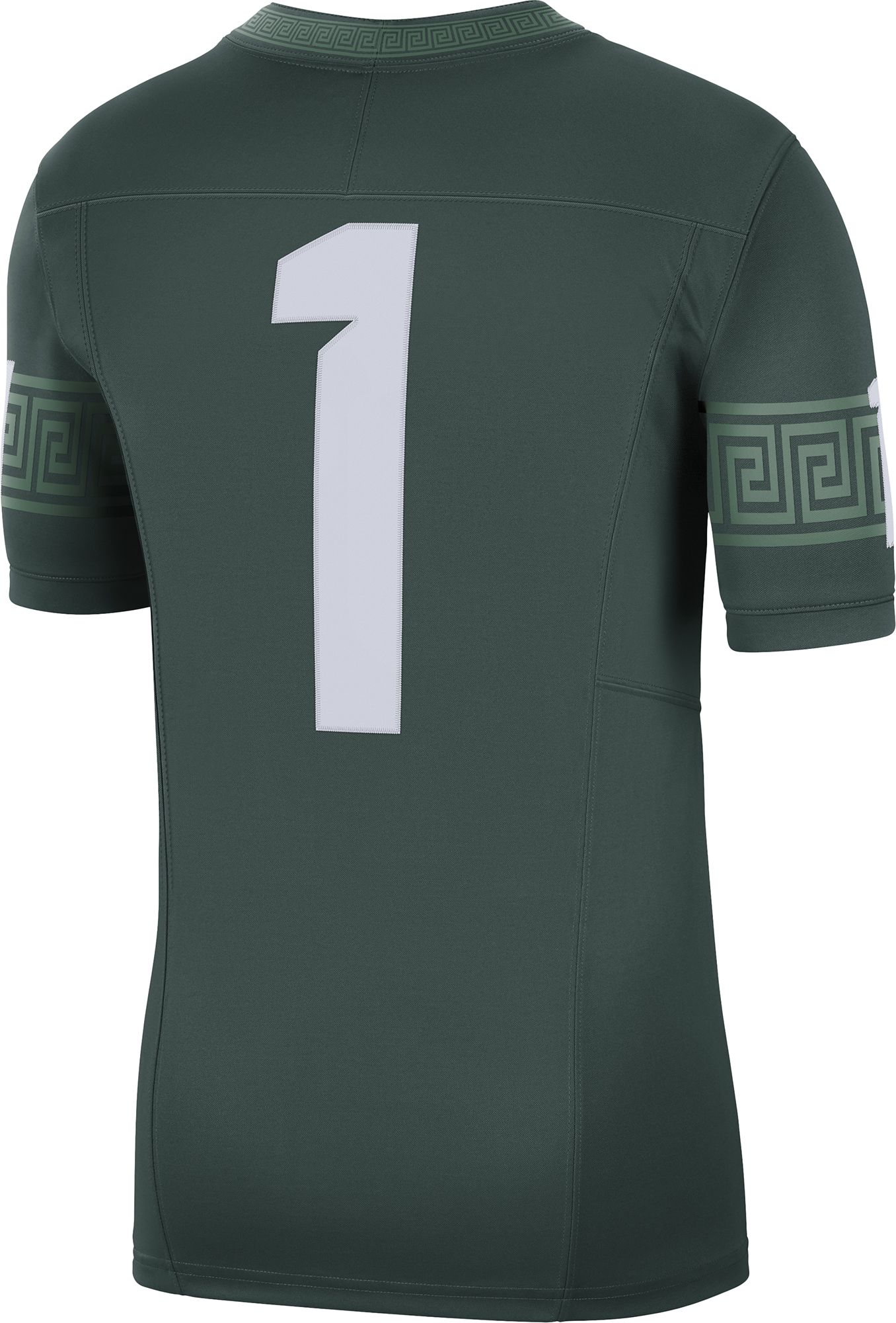 Nike Men's Michigan State Spartans #1 Green Dri-FIT Limited VF Football Jersey