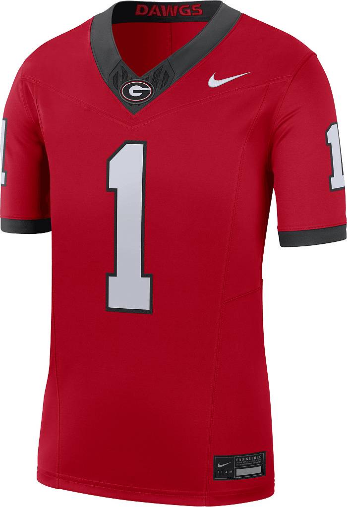University of Georgia Bulldogs Football #1 Limited Jersey | Nike | Univ Red | 2XLarge