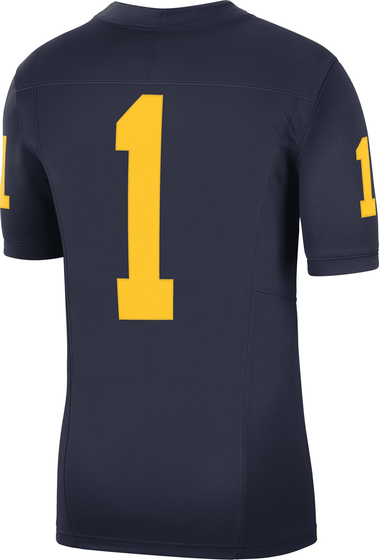 Nike Men's Michigan Wolverines #1 Blue Dri-FIT Limited VF Football Jersey