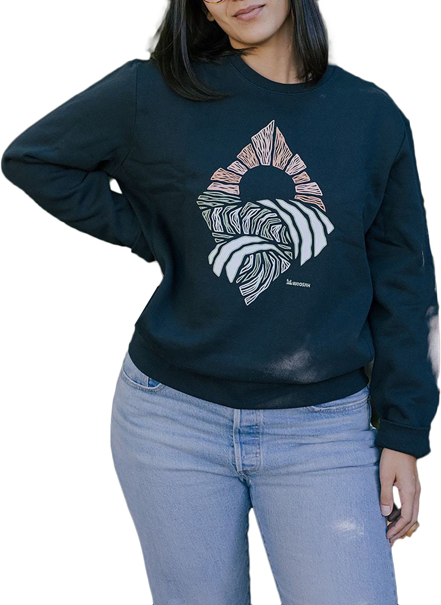 Woosah Adult Craggy Coast Crew Sweatshirt product image