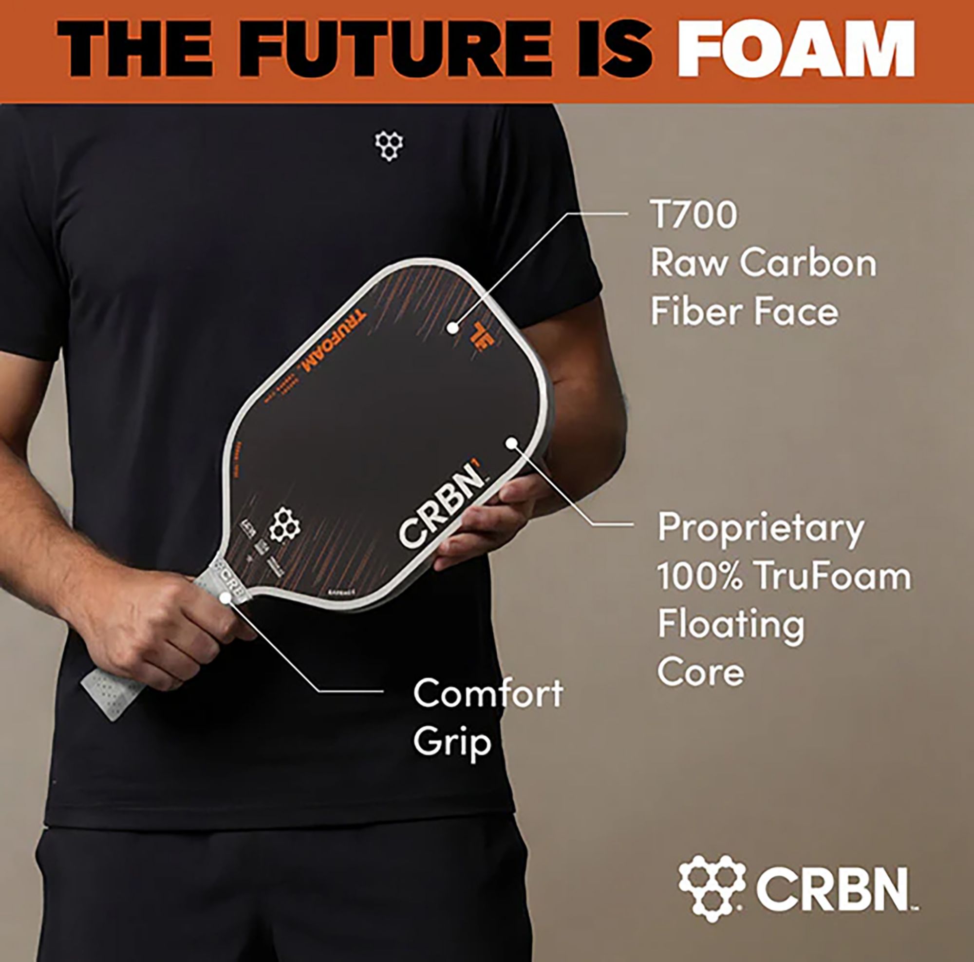 CRBN TruFoam Barrage 1  Pickleball Paddle product image