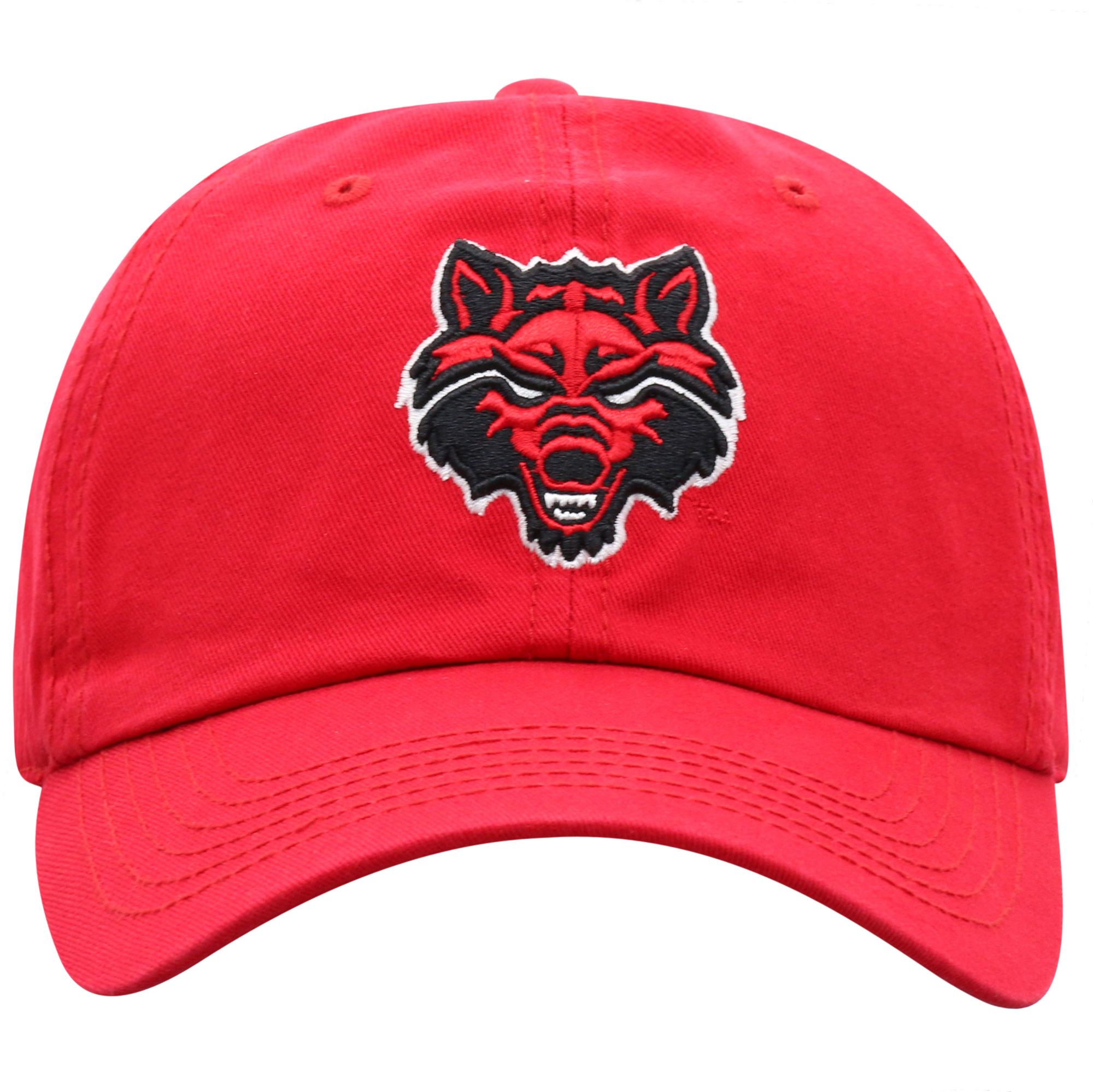 Top of the World Men's Arkansas State Red Wolves Scarlet Crew Washed Cotton Adjustable Hat product image