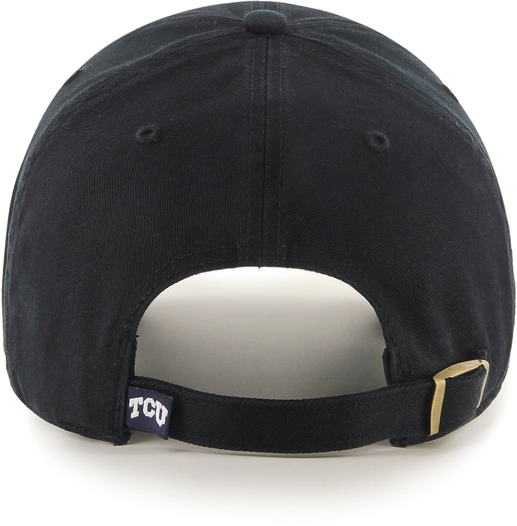 ‘47 Men's TCU Horned Frogs Black Clean Up Adjustable Hat