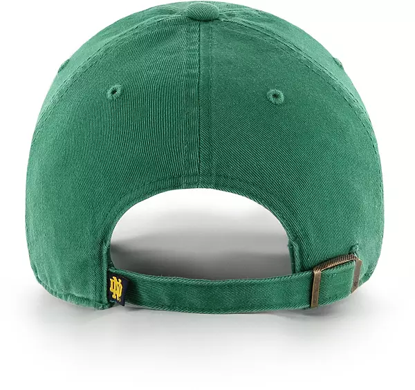 47 Men's Notre Dame Fighting Irish Green Clean Up Adjustable Hat