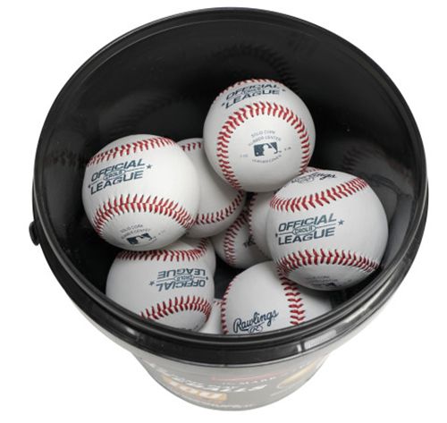 Rawlings CROLB 10U Official Practice Baseball Bucket - 12 Pack product image