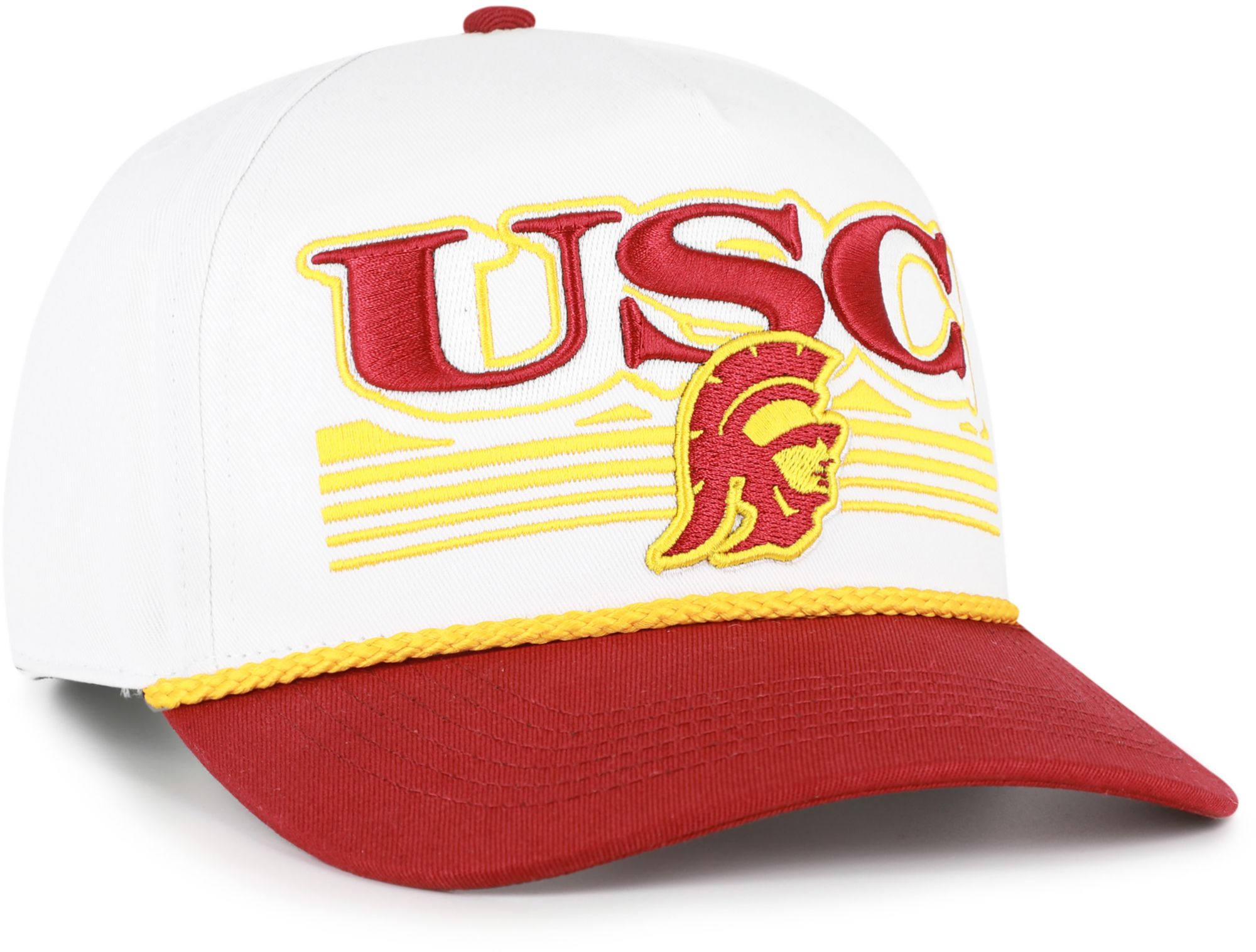 '47 Adult USC Trojans White Script Fade Hitch Adjustable Hat product image