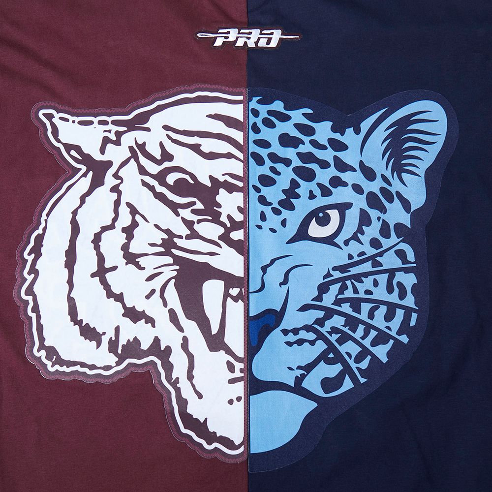 Pro Standard Men's Morehouse College Maroon Tigers Navy/Maroon Spelhouse Pullover Hoodie product image