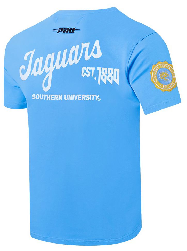 Pro Standard Men's Southern University Jaguars Light Blue Headliner T-Shirt product image