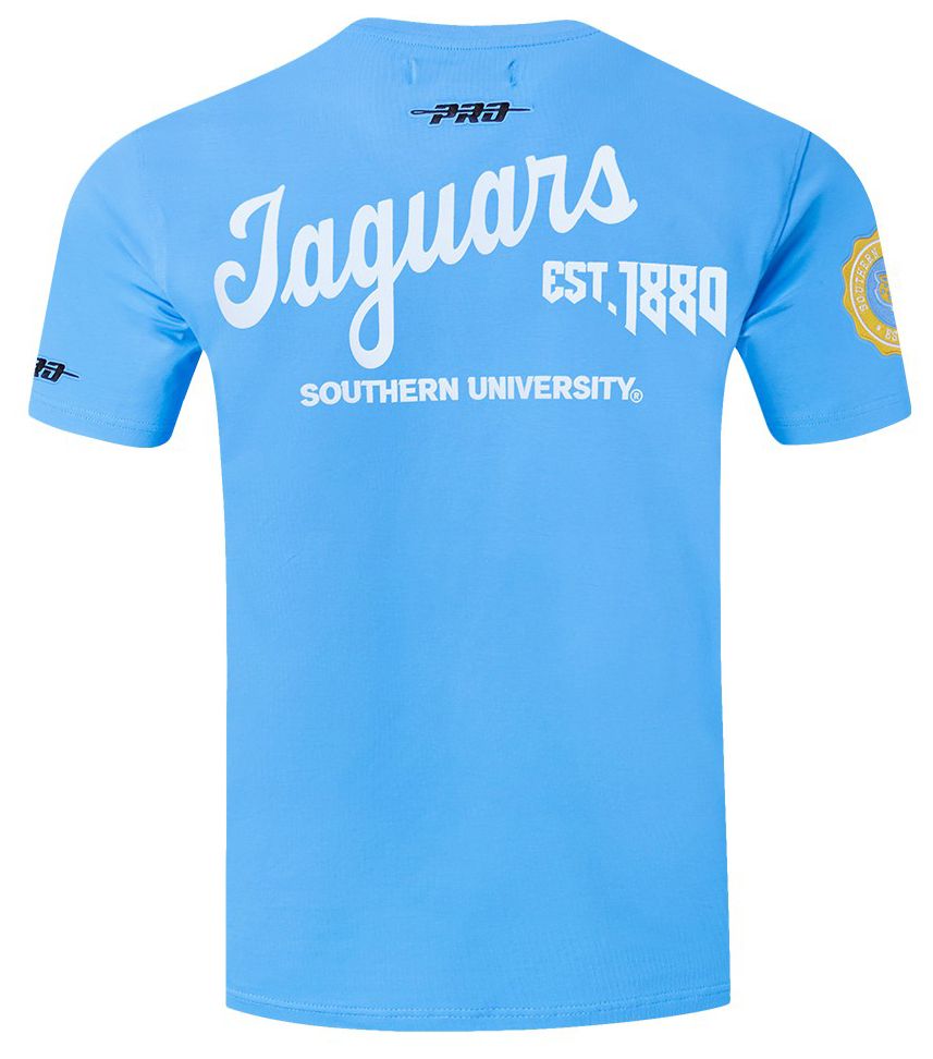 Pro Standard Men's Southern University Jaguars Light Blue Headliner T-Shirt product image