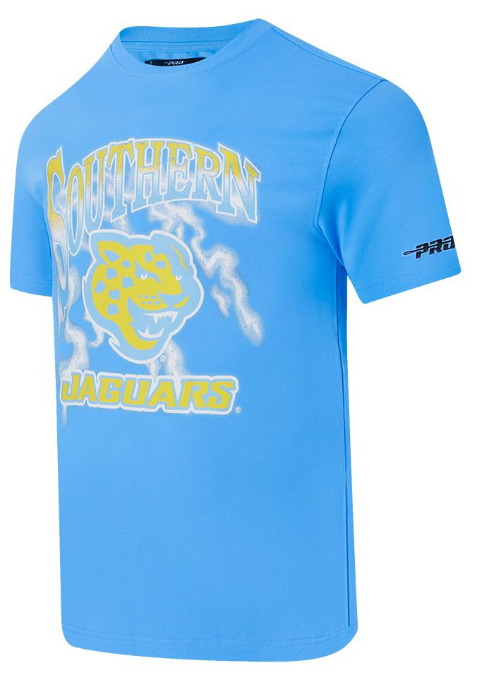 Pro Standard Men's Southern University Jaguars Light Blue Headliner T-Shirt product image