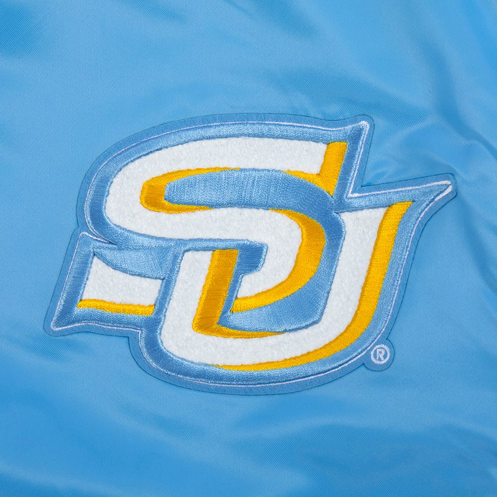 Pro Standard Men's Southern University Jaguars Blue Classic Satin Jacket product image
