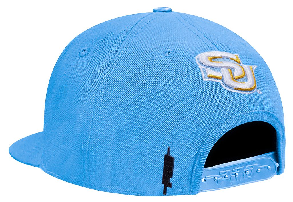 Pro Standard Adult Southern University Jaguars University Blue Classic Snap Hat product image
