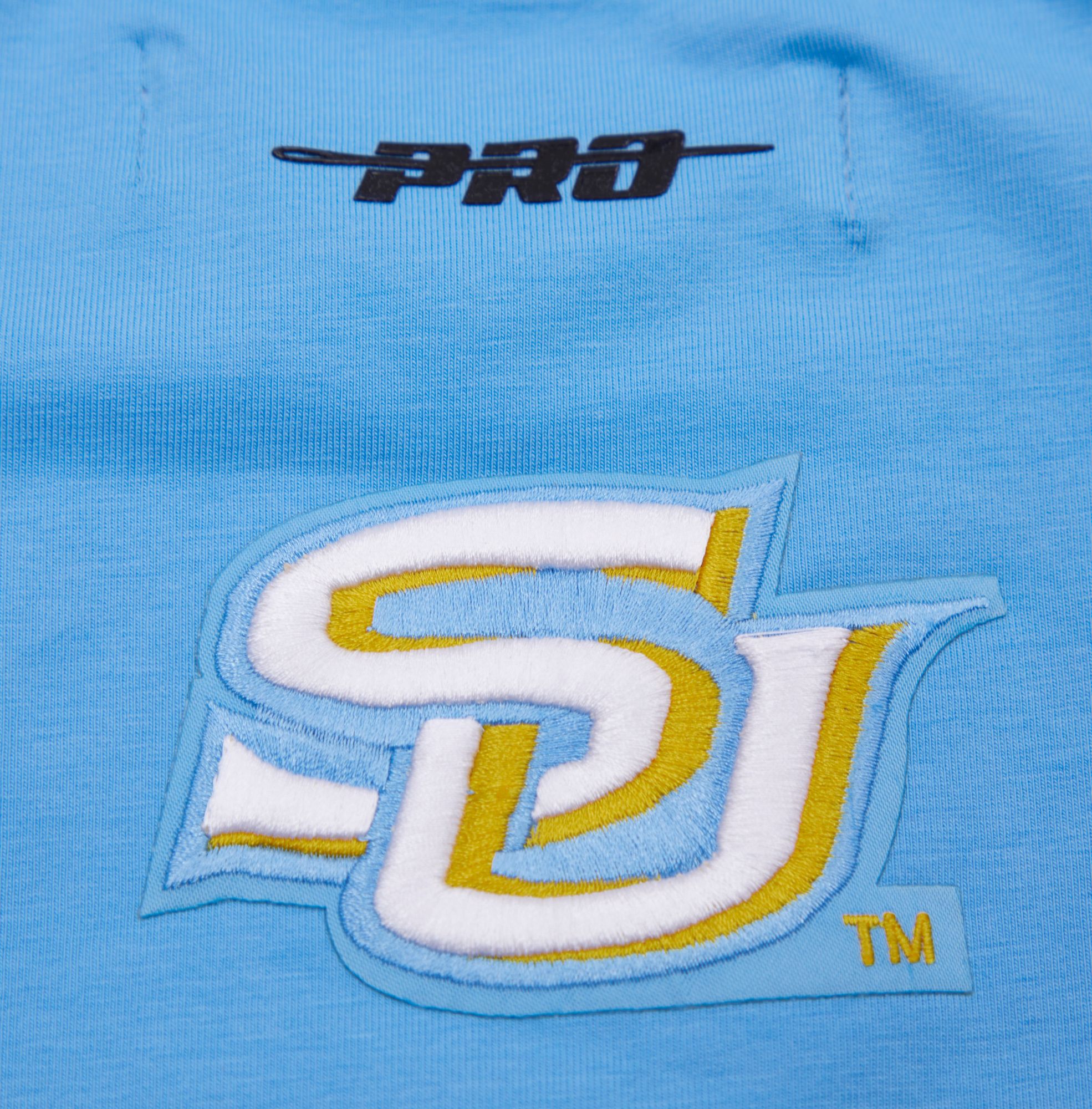 Pro Standard Women's Southern University Jaguars Columbia Blue Classic Boxy T-Shirt