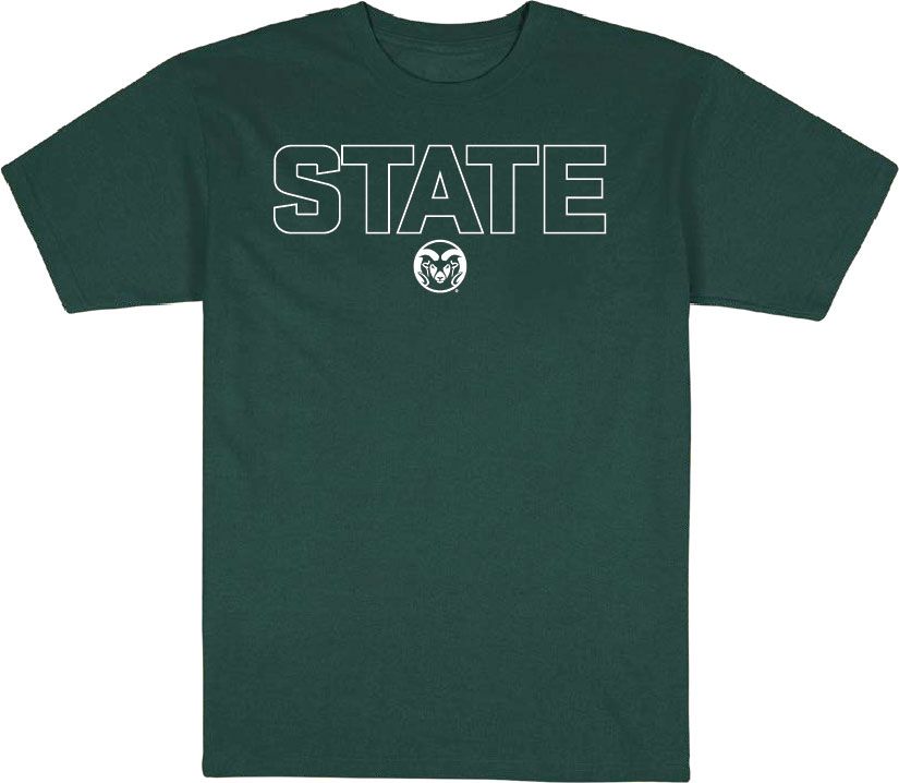 USCAPE Men's Colorado State Rams Green Out Game Day T-Shirt