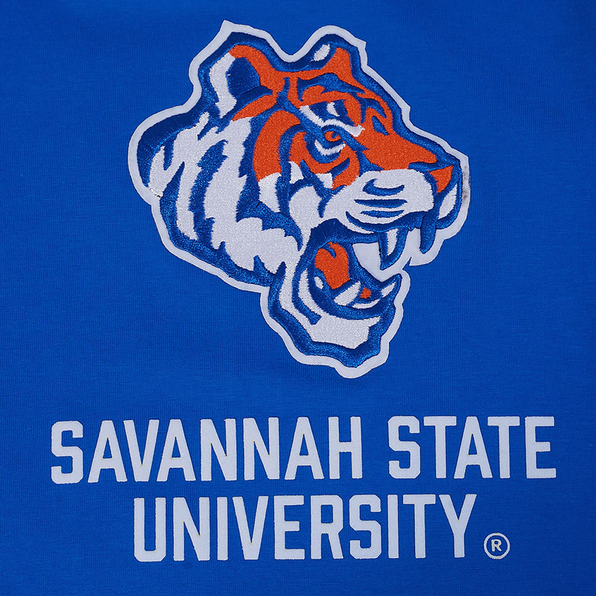 Pro Standard Men's Savannah State Tigers Royal Homecoming Short Sleeve T-Shirt product image