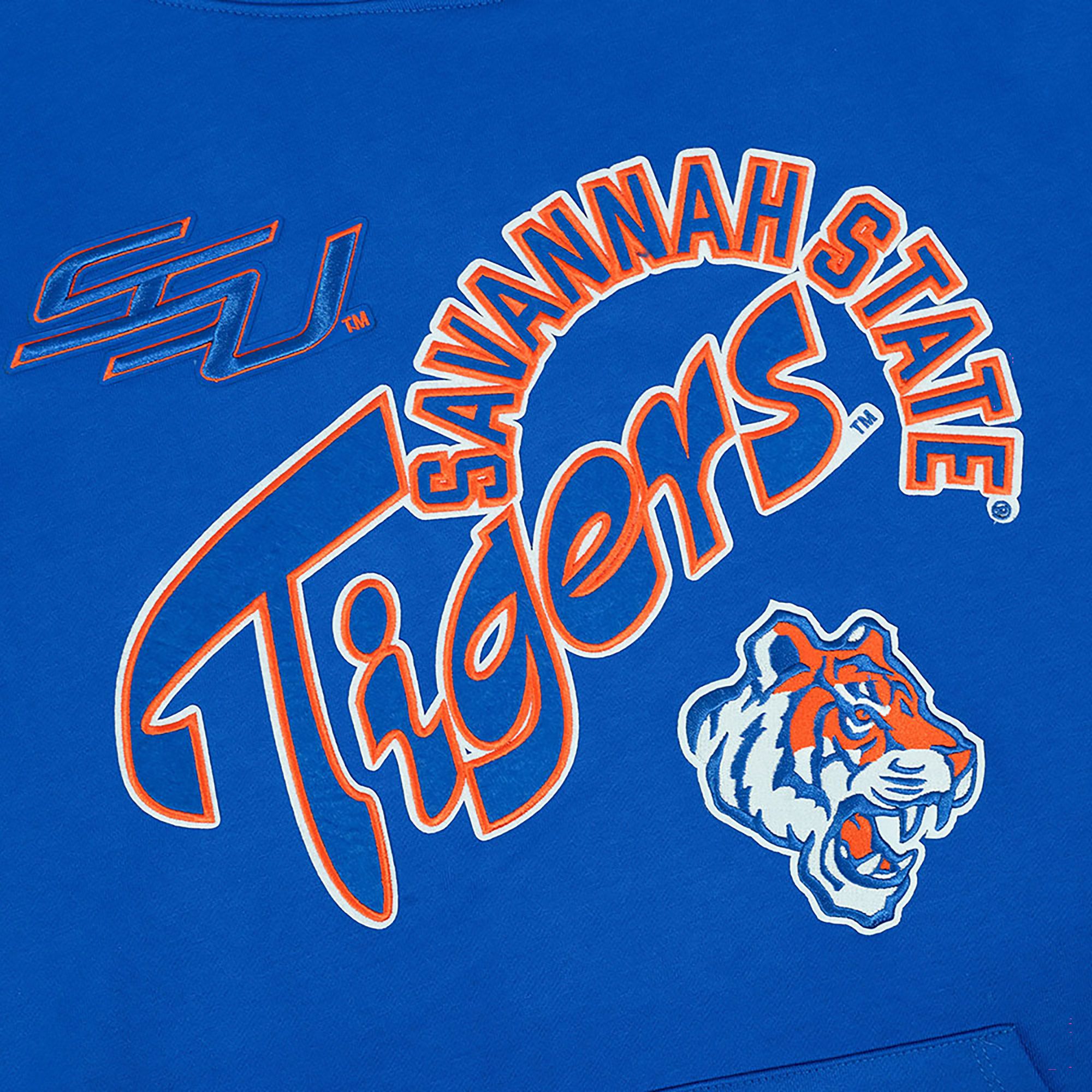 Pro Standard Men's Savannah State Tigers Royal Homecoming Short Sleeve T-Shirt product image