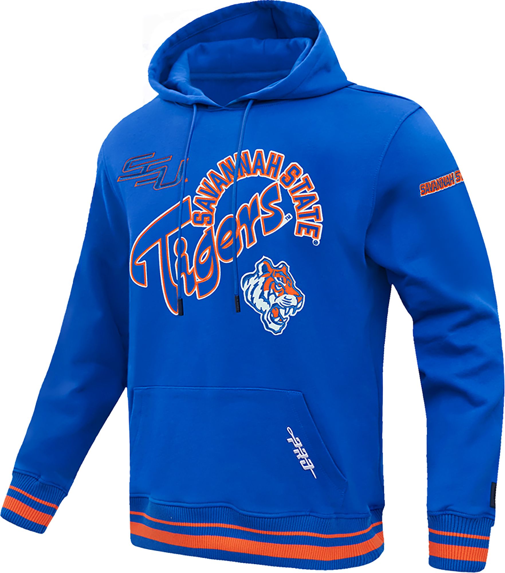 Pro Standard Men's Savannah State Tigers Royal Homecoming Fleece Pullover Hoodie product image