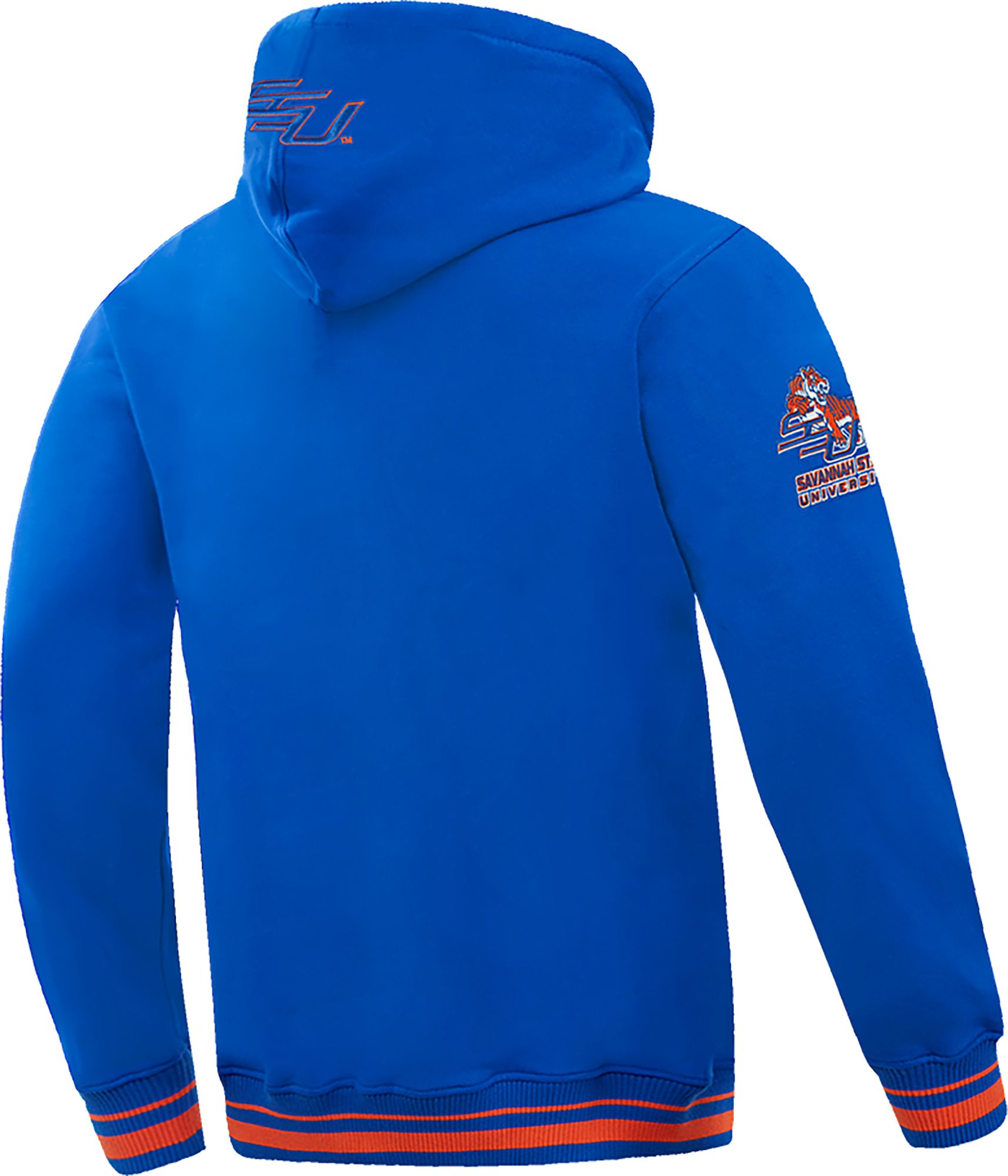 Pro Standard Men's Savannah State Tigers Royal Homecoming Fleece Pullover Hoodie product image