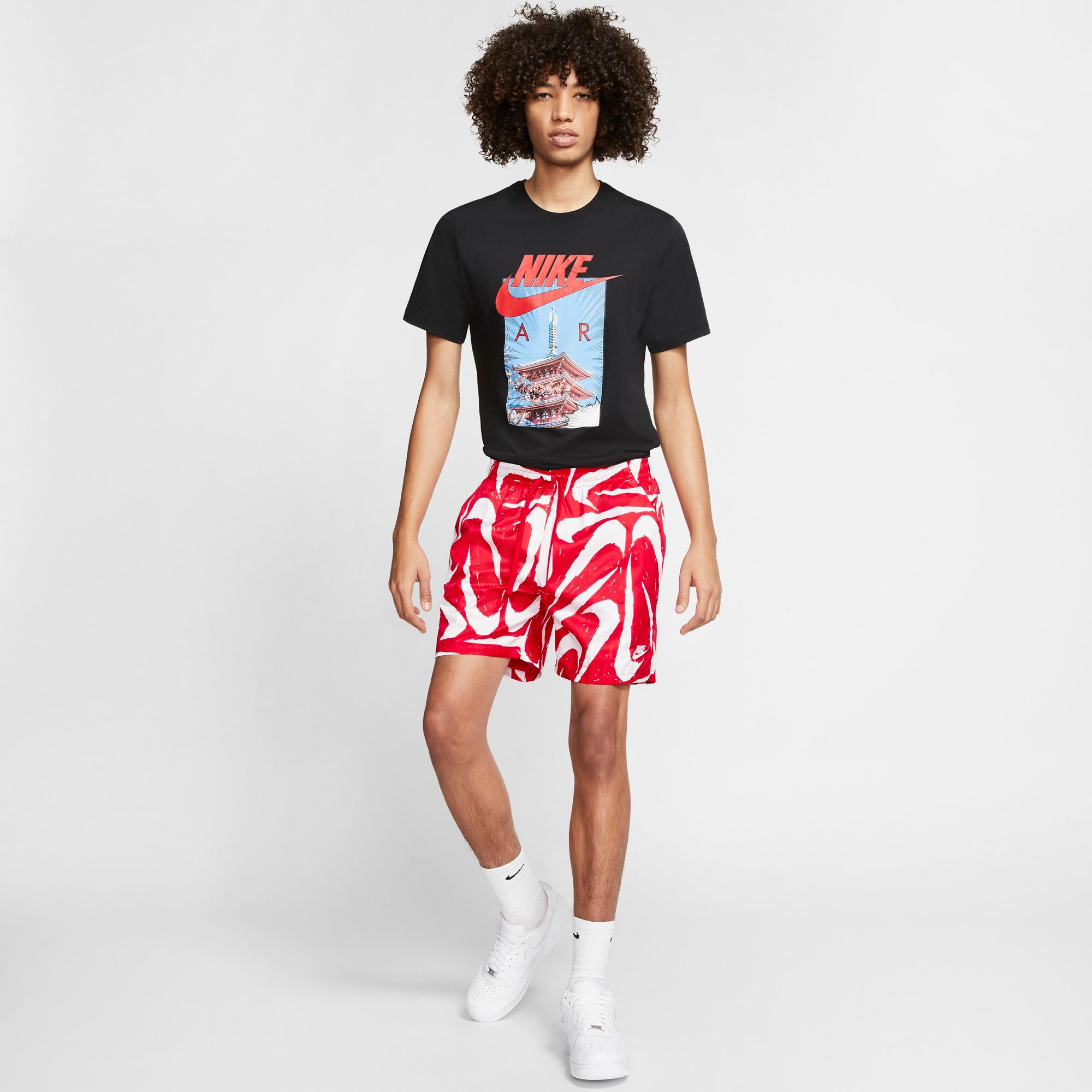 nike men's sportswear city edition aop woven shorts