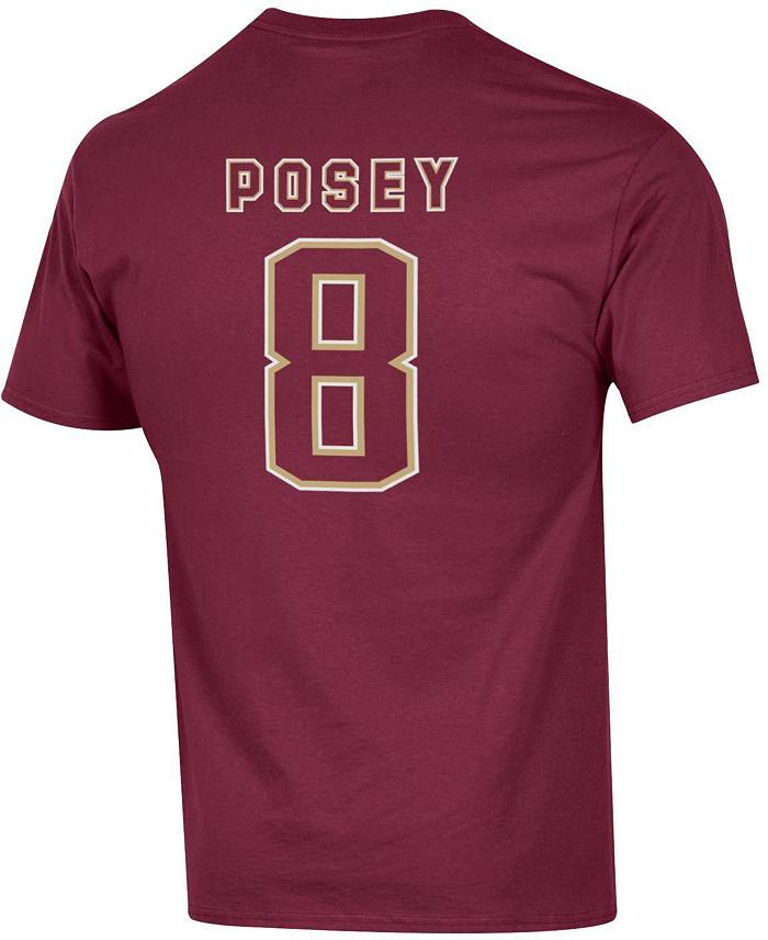 Champion Men's Florida State Seminoles Buster Posey #8 Maroon T-Shirt, Small, Red