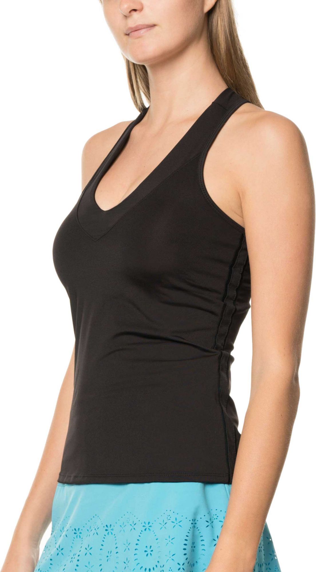 Lucky In Love Women's V-Neck Tennis Tank Top product image