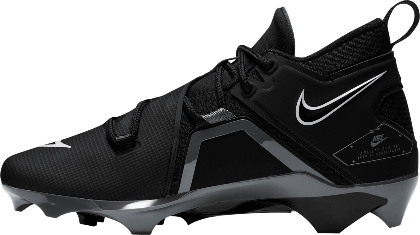 Nike Alpha Menace Pro 3 Mid Football Cleats Mens Black Size 10 New store CT6649-001