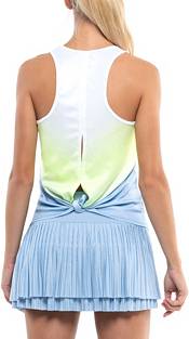 Lucky in Love Women's Wild Ombre Tie Back Tennis Tank Top product image