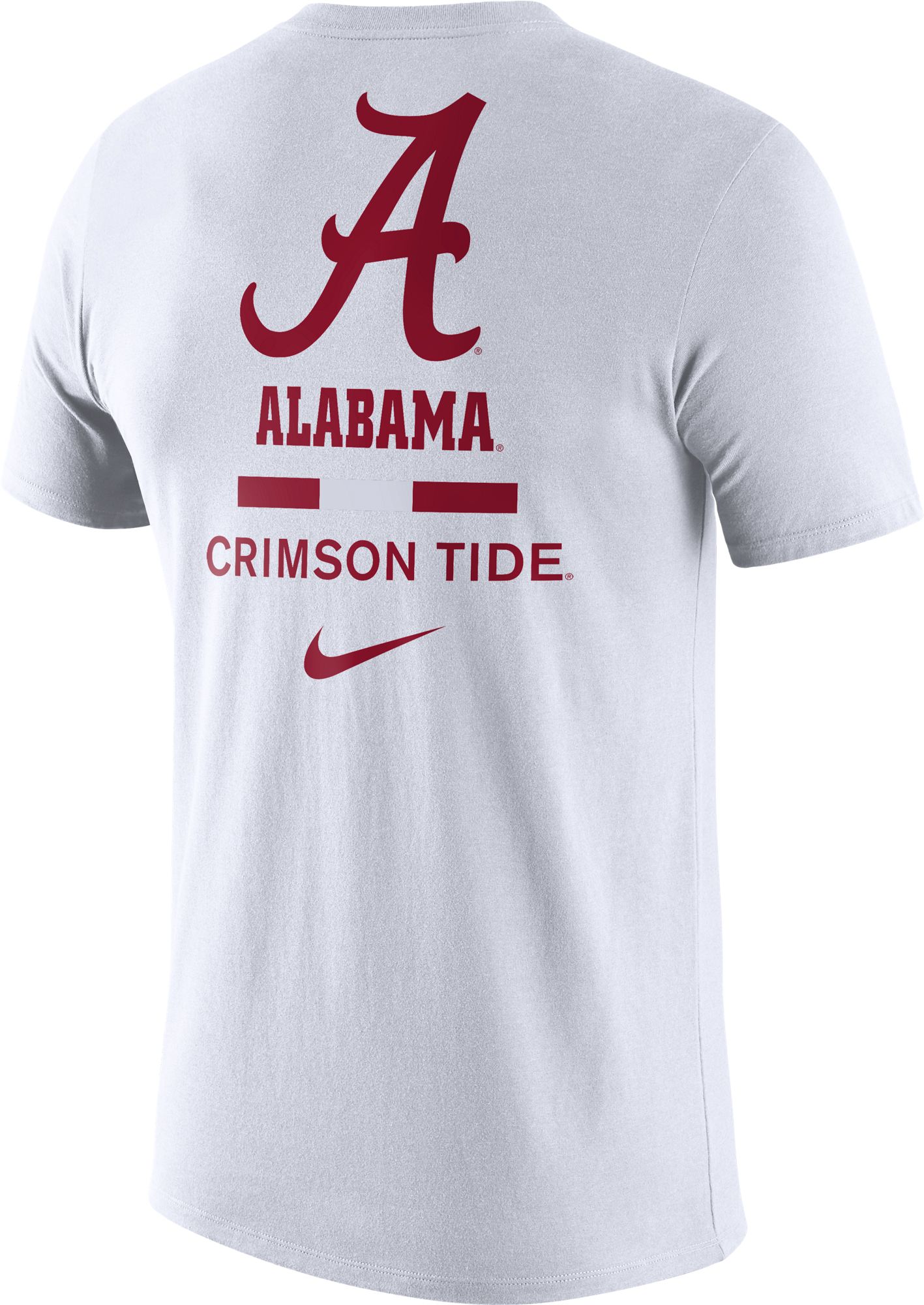 Nike Men's Alabama Crimson Tide White Dri-FIT Cotton DNA T-Shirt product image