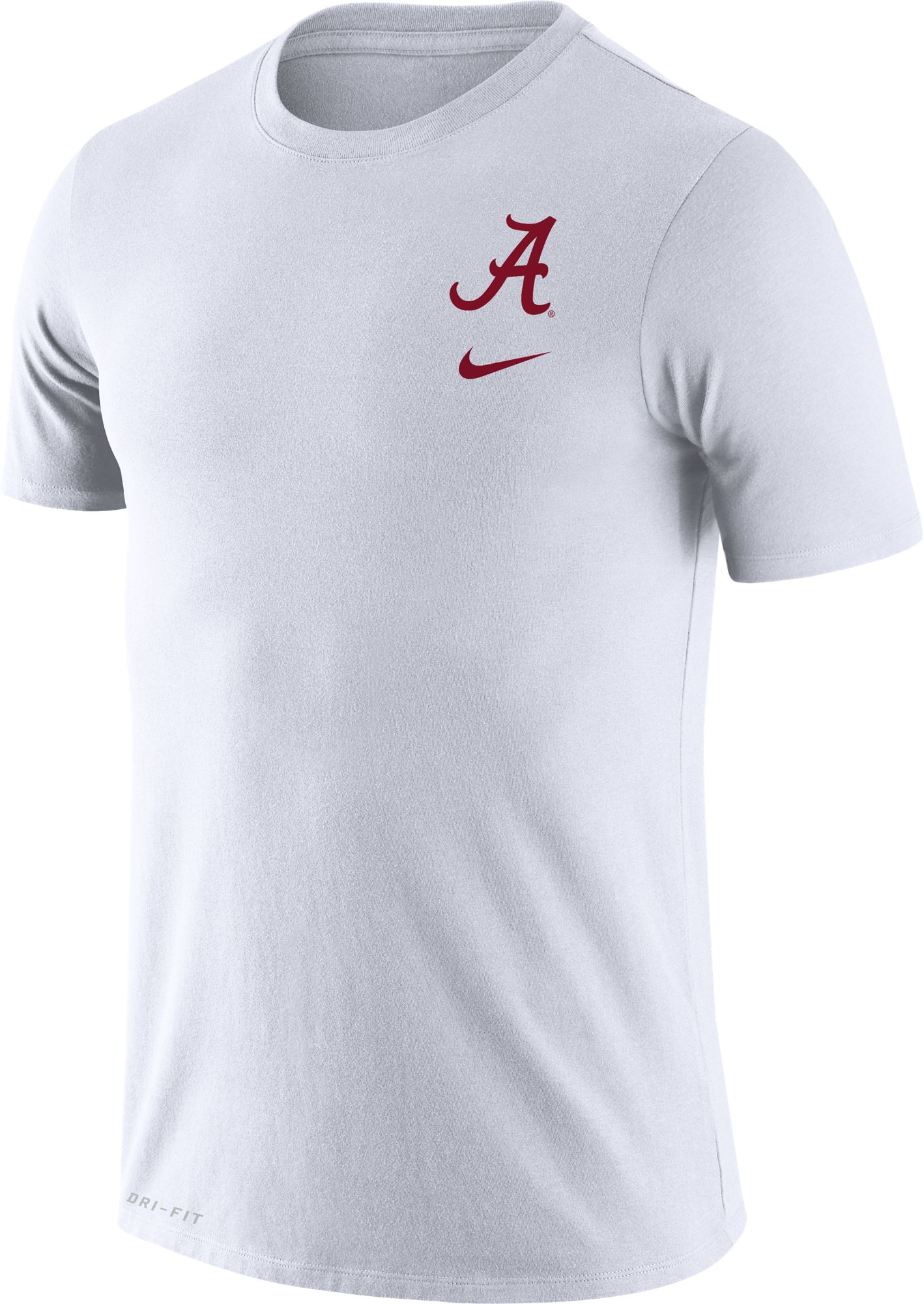 Nike Men's Alabama Crimson Tide White Dri-FIT Cotton DNA T-Shirt product image