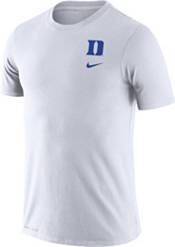 Nike Men's Duke Blue Devils White Dri-FIT Cotton DNA T-Shirt product image
