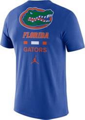 Jordan Men's Florida Gators Blue Dri-FIT Cotton DNA T-Shirt product image