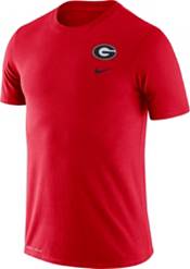 Nike Men's Georgia Bulldogs Red Dri-FIT Cotton DNA T-Shirt product image