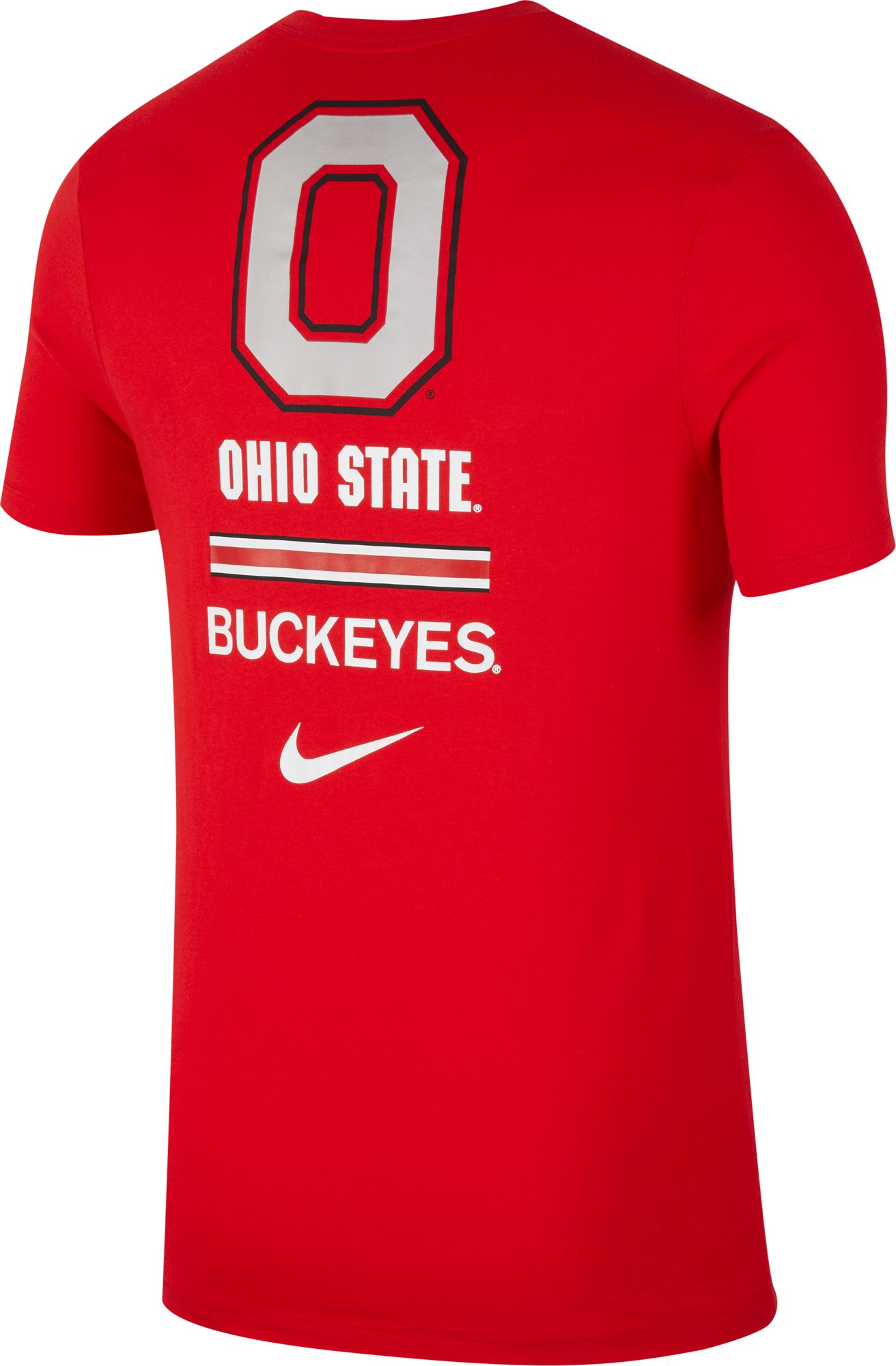 Nike Men's Ohio State Buckeyes Scarlet Dri-FIT Cotton DNA T-Shirt