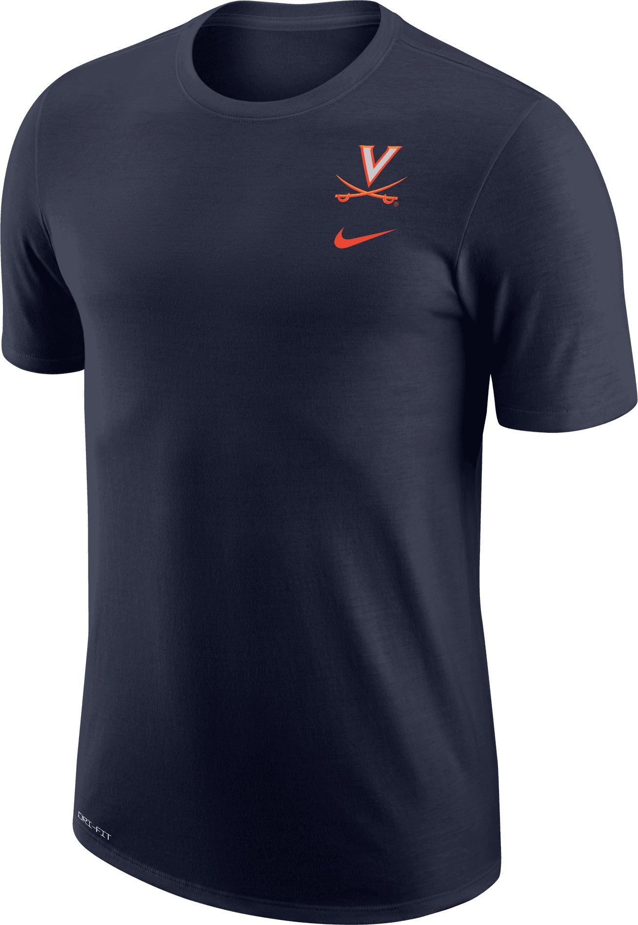 Nike Men's Virginia Cavaliers Blue Dri-FIT Cotton DNA T-Shirt