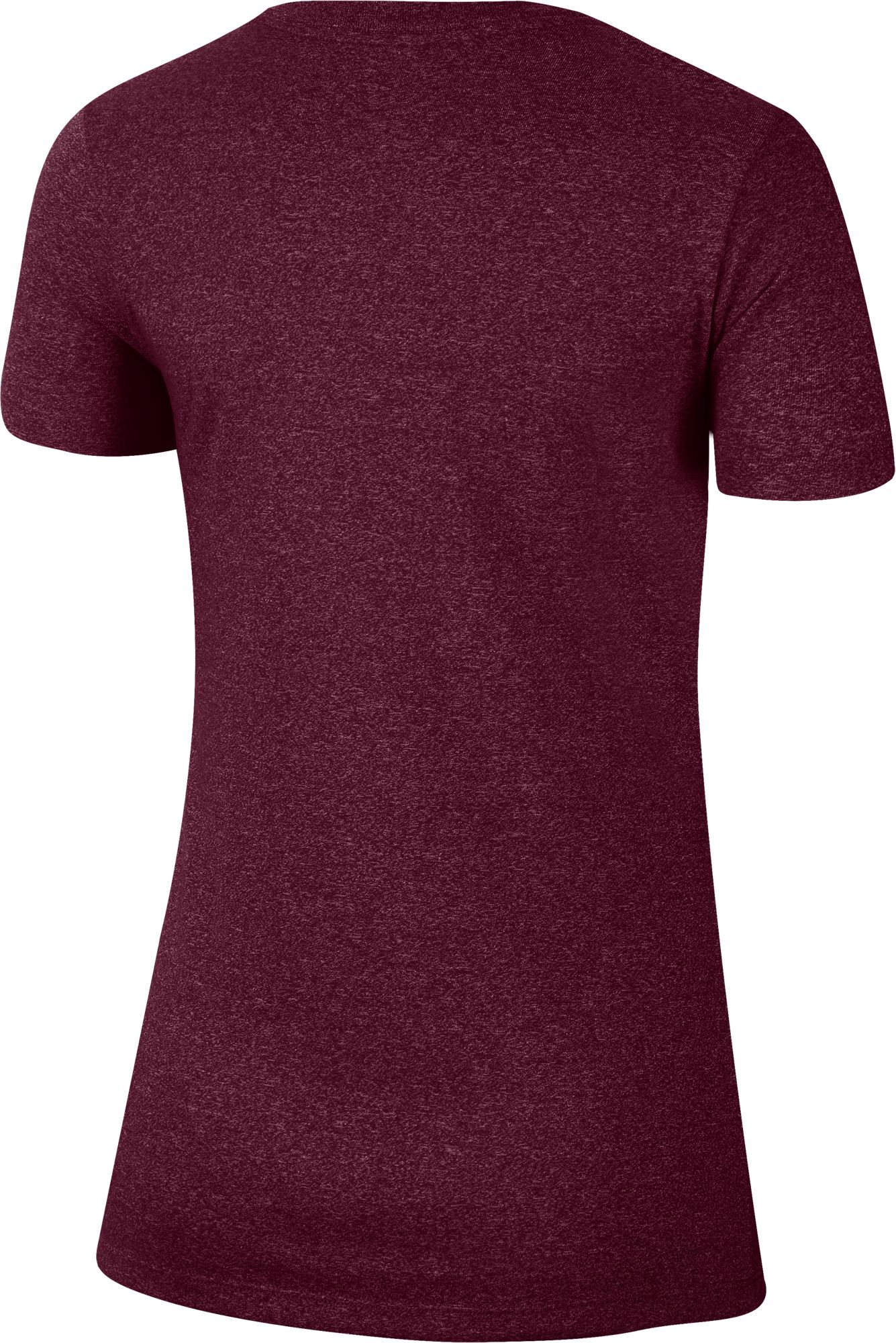 Nike Women's Virginia Tech Hokies Maroon Marled Crew “Hokies” T-Shirt product image