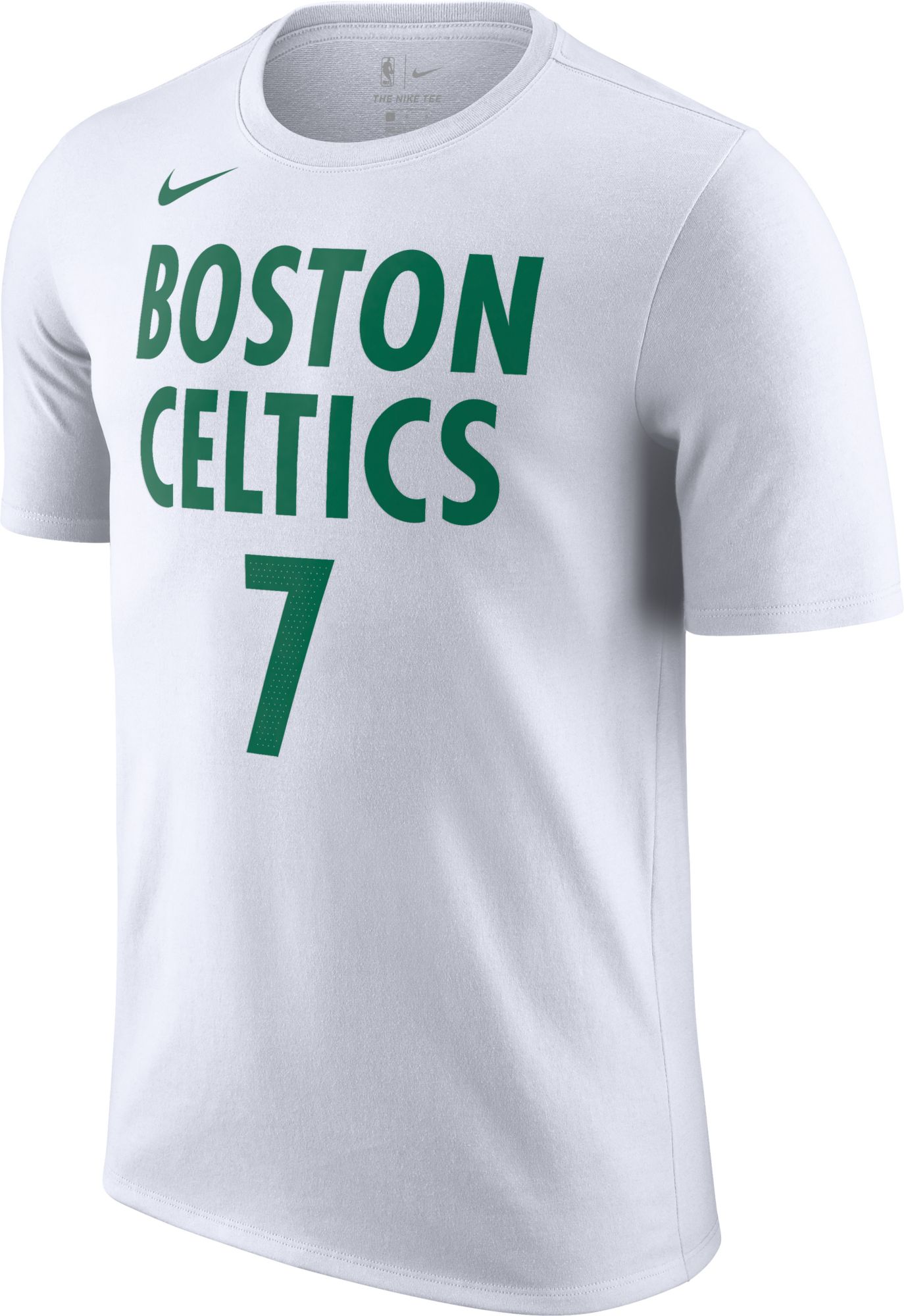 Nike Men's 2020-21 City Edition Boston Celtics Jaylen Brown #7 Cotton T-Shirt product image