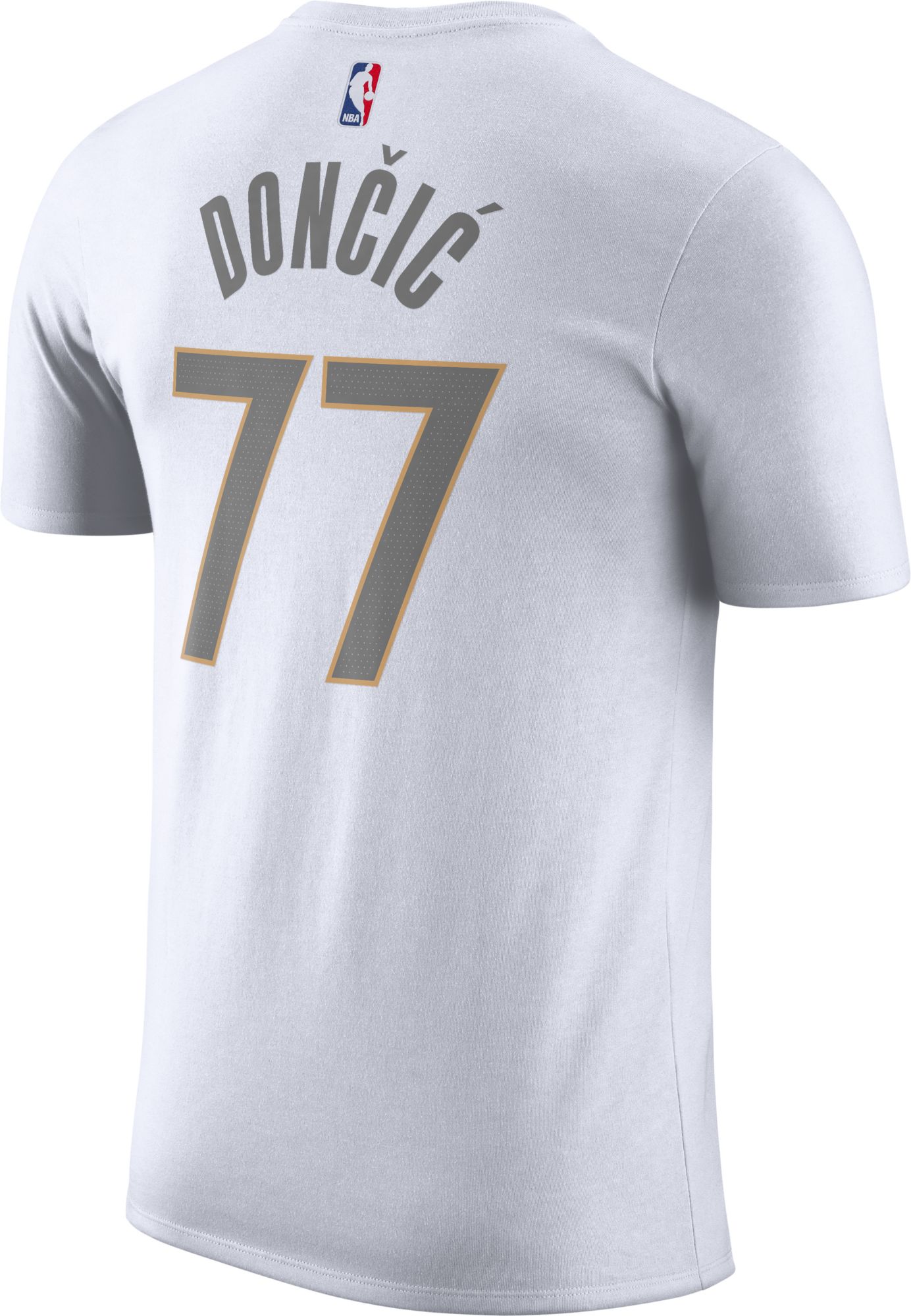Nike Men's 2020-21 City Edition Dallas Mavericks Luka Doncic #77 Cotton T-Shirt product image