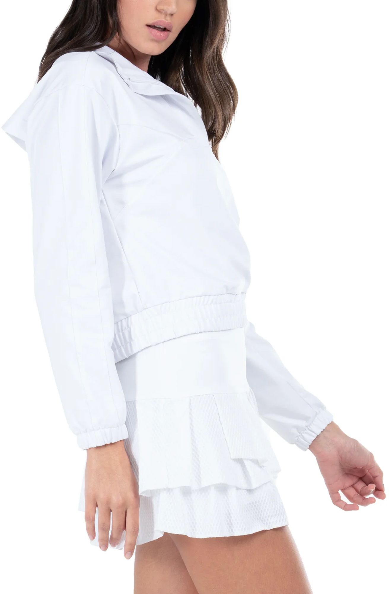 Lucky In Love Women's Mock Neck Tennis Pullover product image