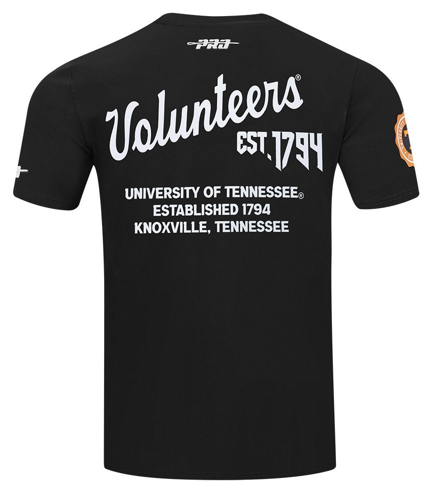 Pro Standard Men's Tennessee Volunteers Black University Headliner T-Shirt product image