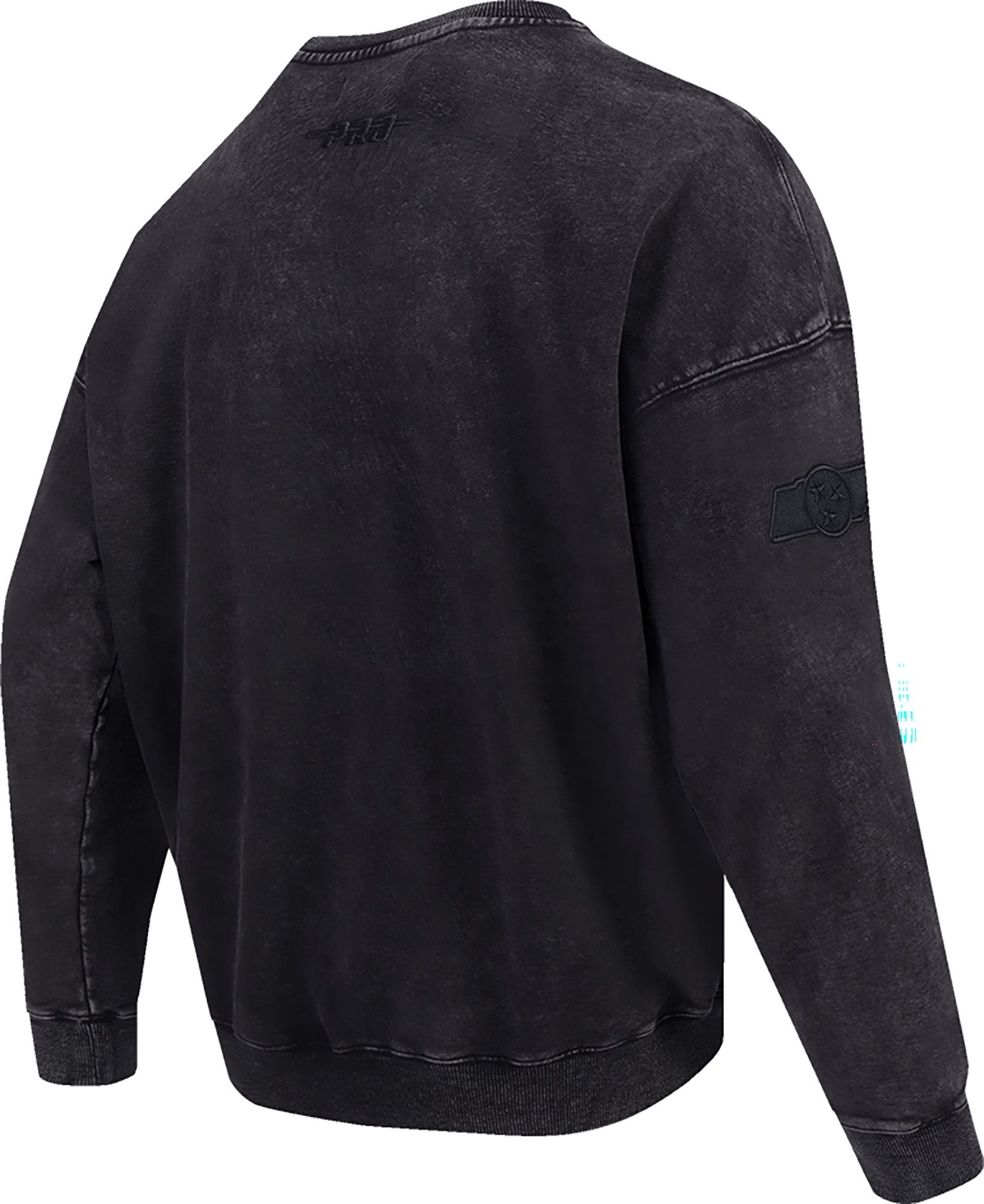 Pro Standard Men's Tennessee Volunteers Washed Black Grey Out Crewneck Sweatshirt product image