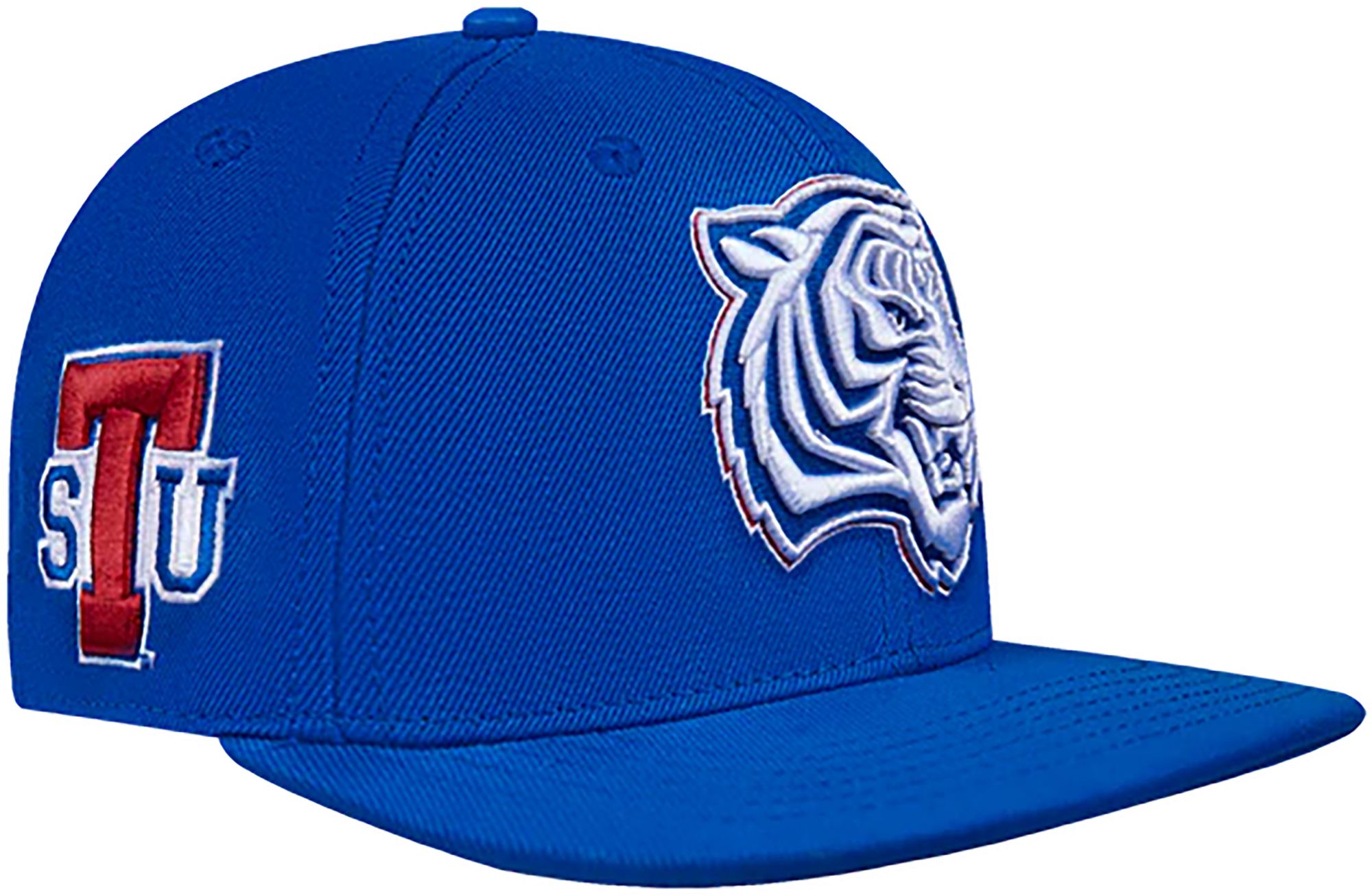 Pro Standard Men's Tennessee State Tigers Royal Blue Classic Flat-Brim Snapback Adjustable Hat product image