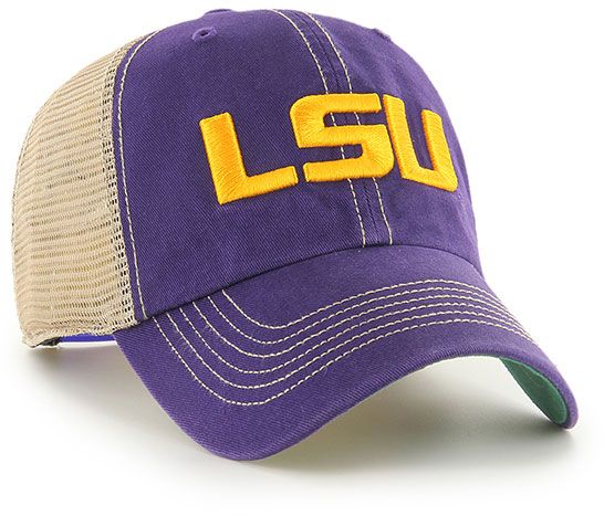 ‘47 LSU Tigers Purple Trawler Clean Up Adjustable Hat